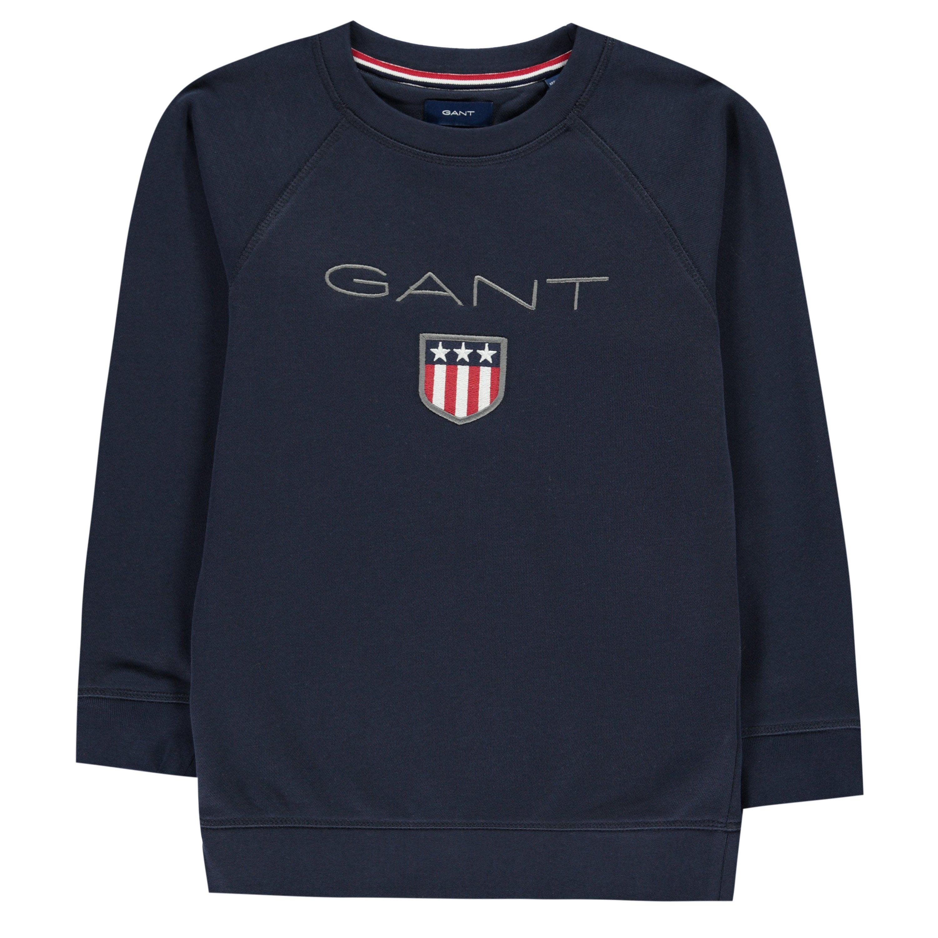 Gant Shield Logo Sweatshirt Crew Sweaters USC