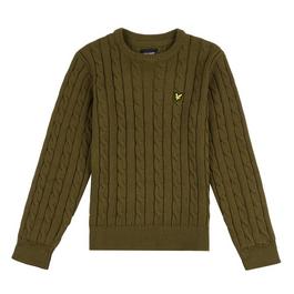 NEIL BARRETT Gold Bolt Hoodie Lyle Cabl Knit Jumpr Jn99