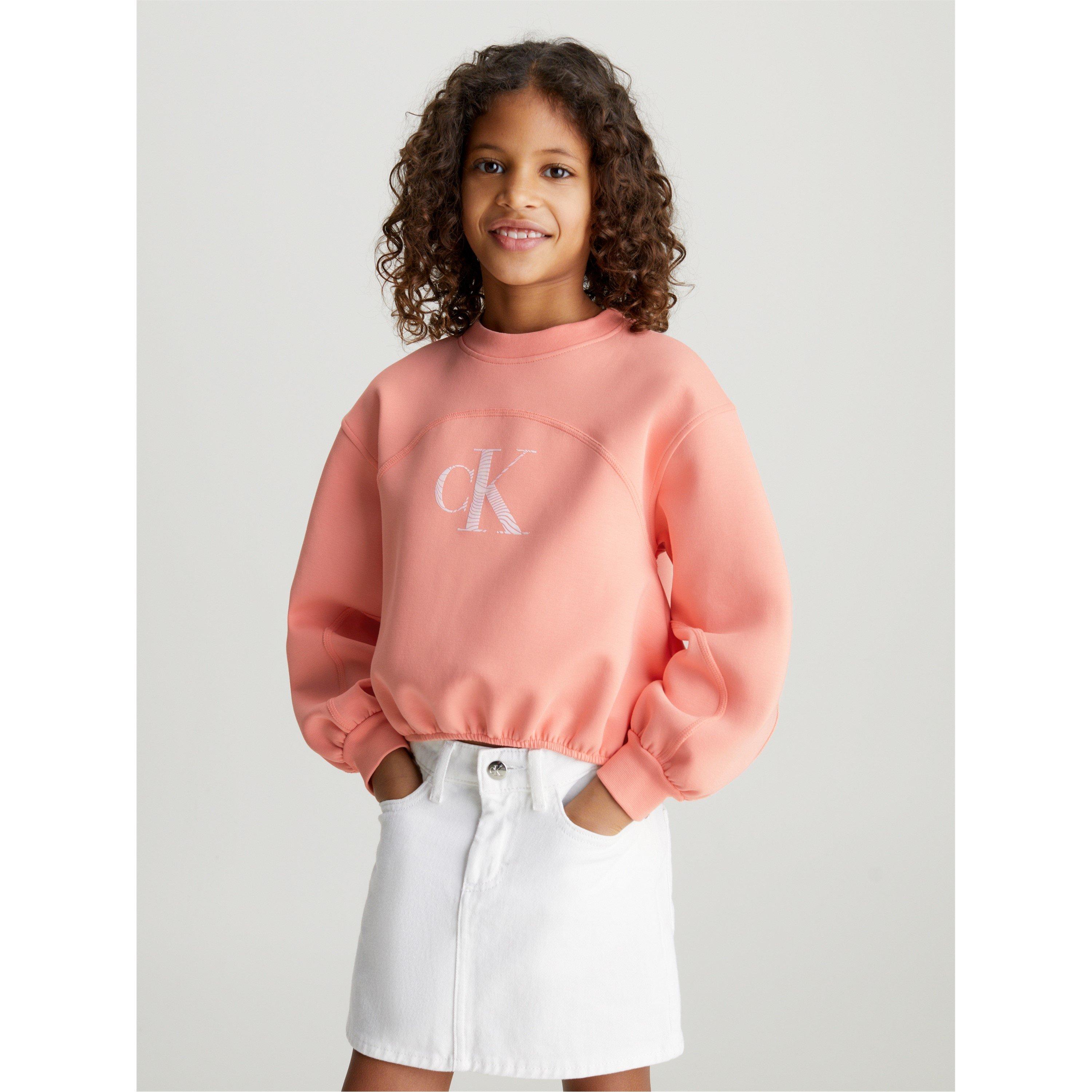Dahlia TZZ - Calvin Klein Jeans - Kids' Logo Crew Sweatshirt - 2