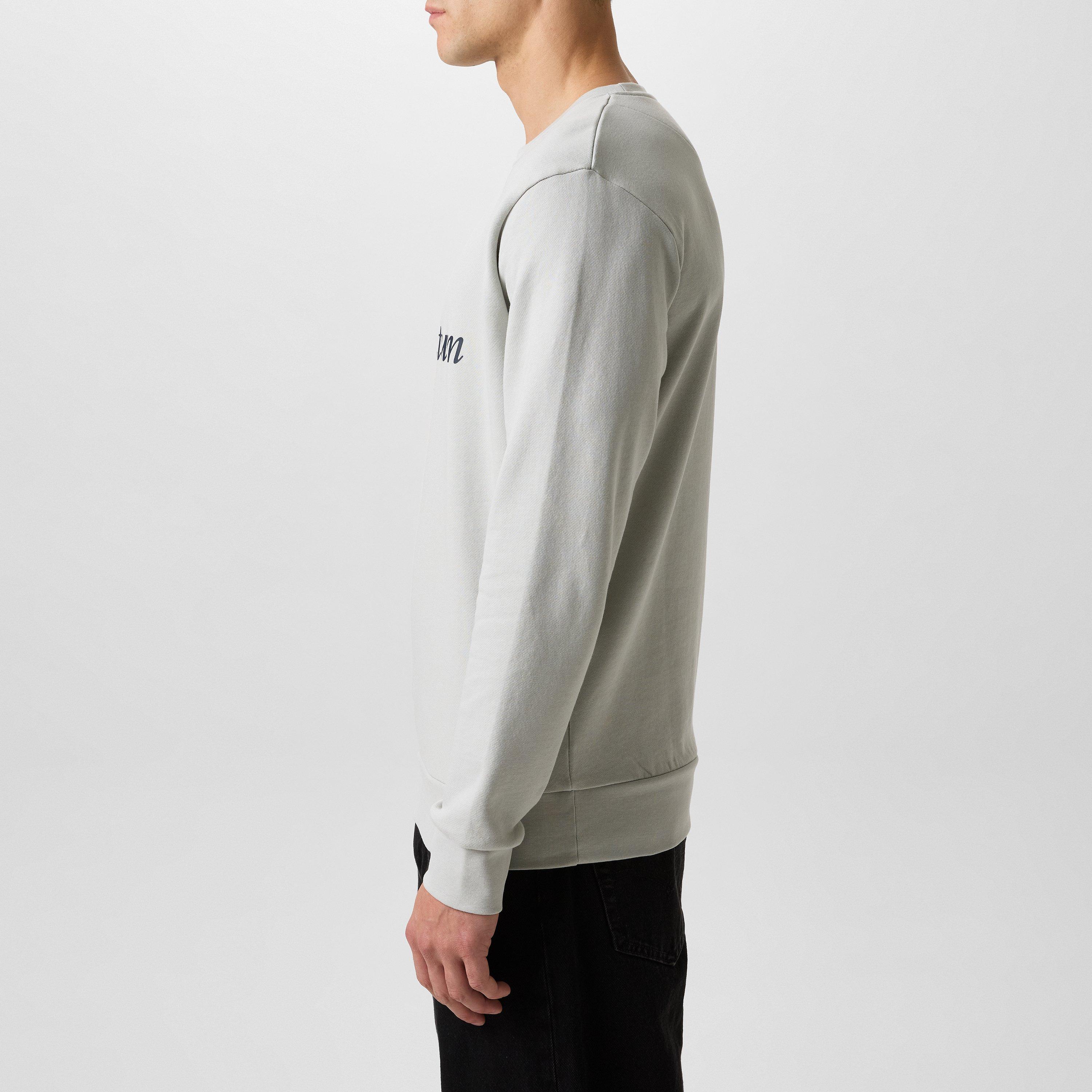 Light Grey - Aquascutum - Logo Crew Sweater - 2