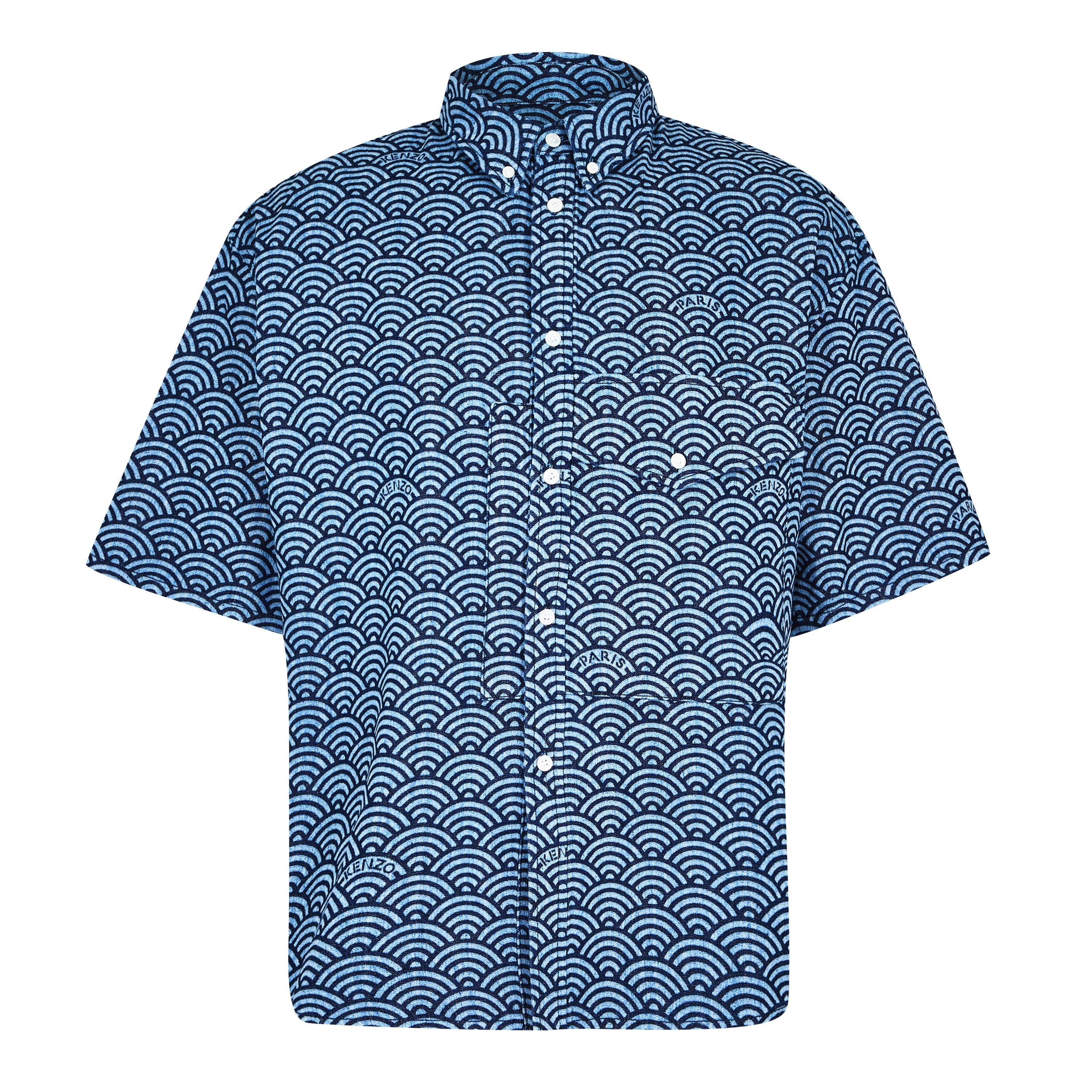 Kenzo Men's Crew Neck Sweatshirt - Blue Denim - M