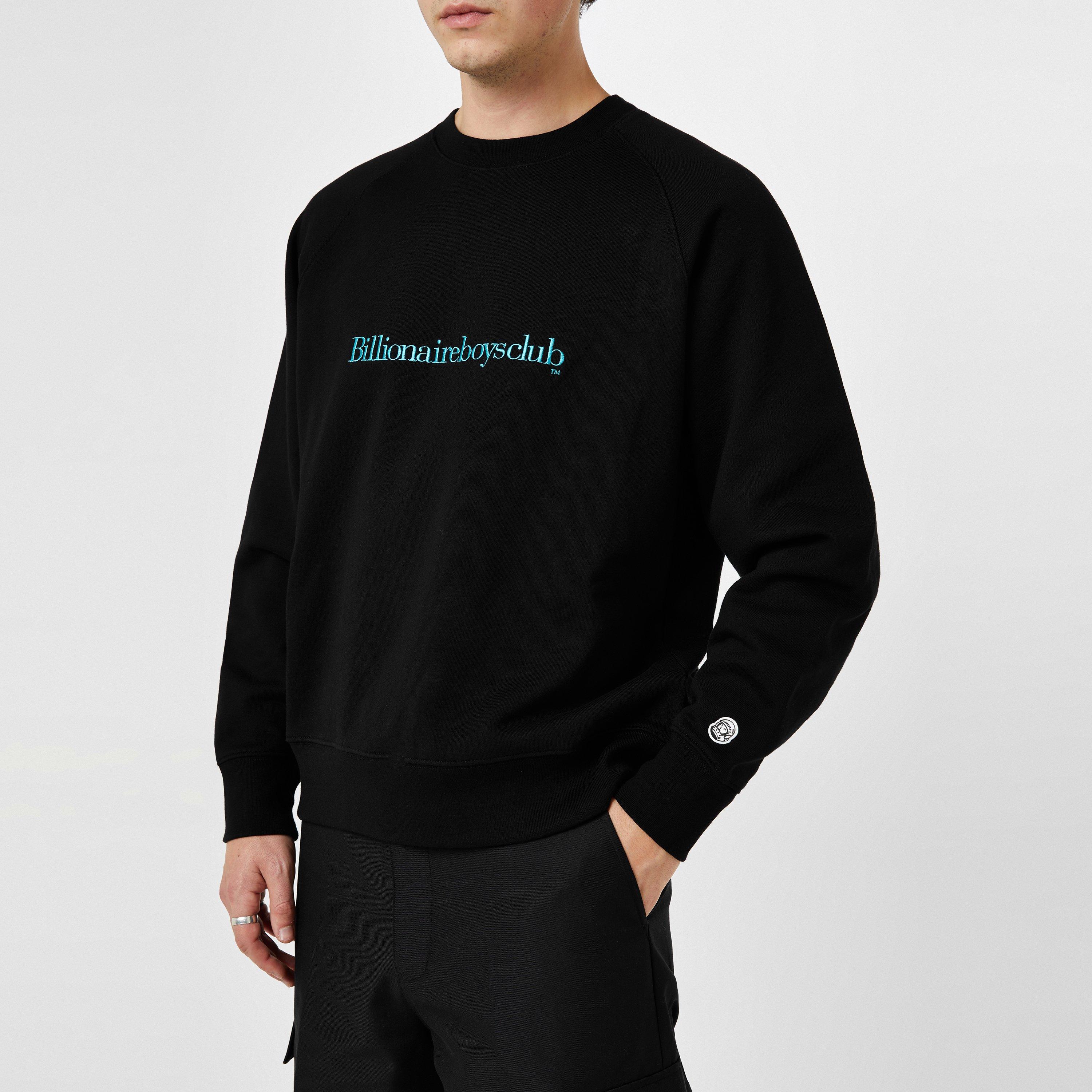 Billionaire Boys Club Pocket Crewneck Pullover high quality Sweatshirt Small Black