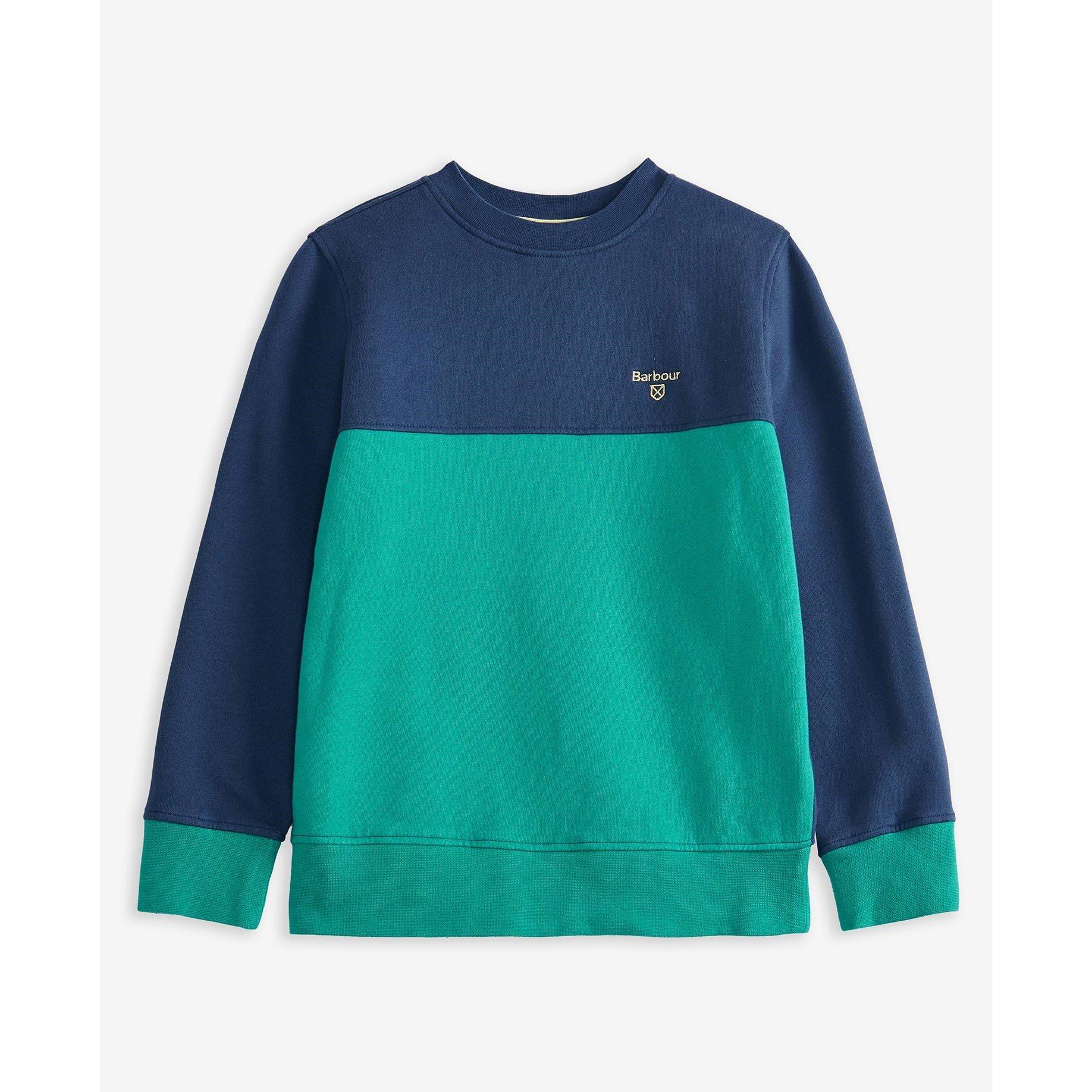 Barbour Boys ' Benjamin Sweatshirt - Dk Denim Ny38 - 14-16Y/XXL