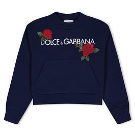 Dolce and Gabbana Logo Crew Sweatshirt Juniors