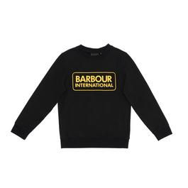 Barbour International Boys Large Logo Crew