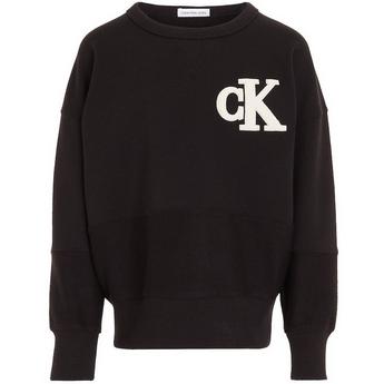 Calvin Klein Jeans Towelling Mono Crew Neck Sweater Boys