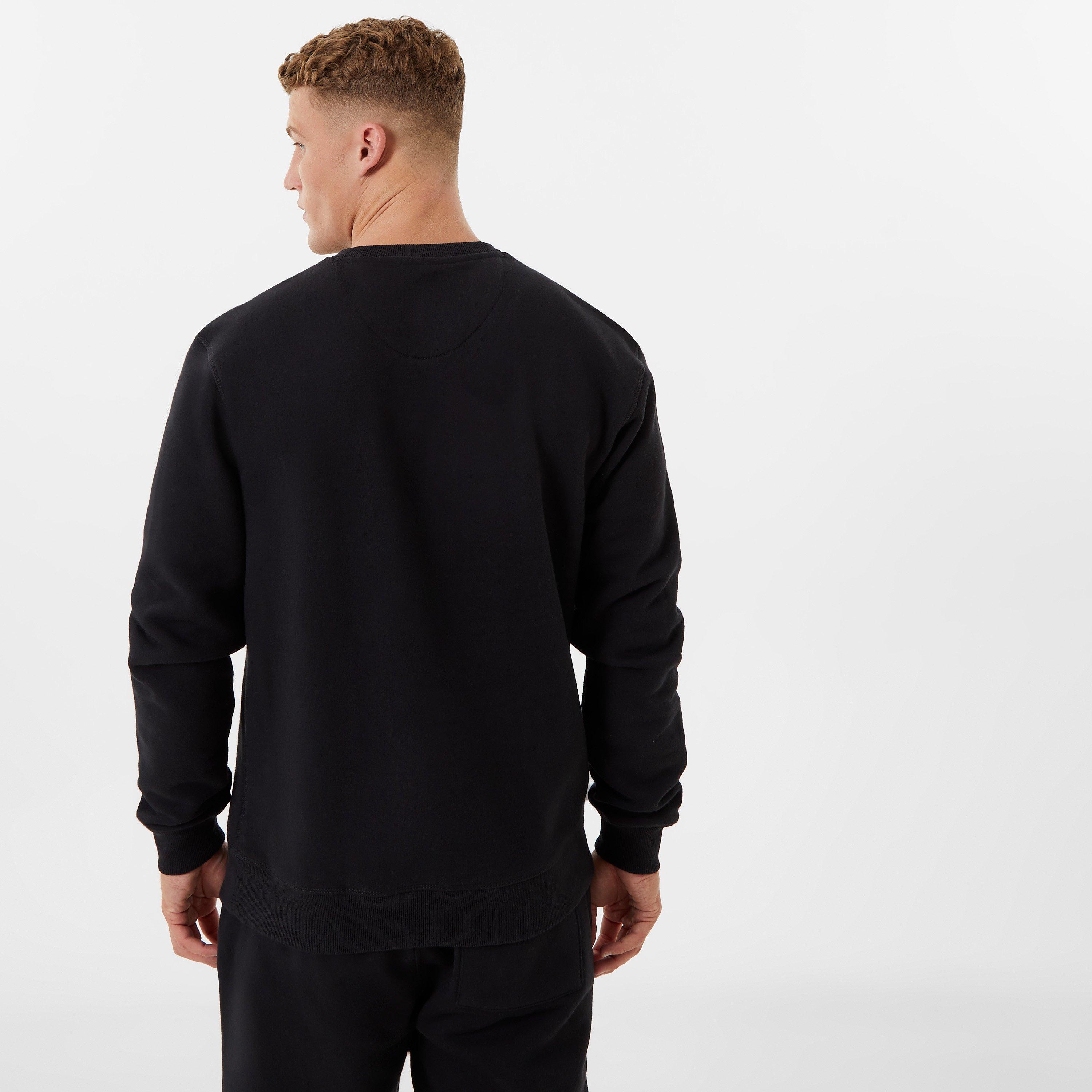 Black - Jack Wills - Belvue Logo Sweatshirt - 4