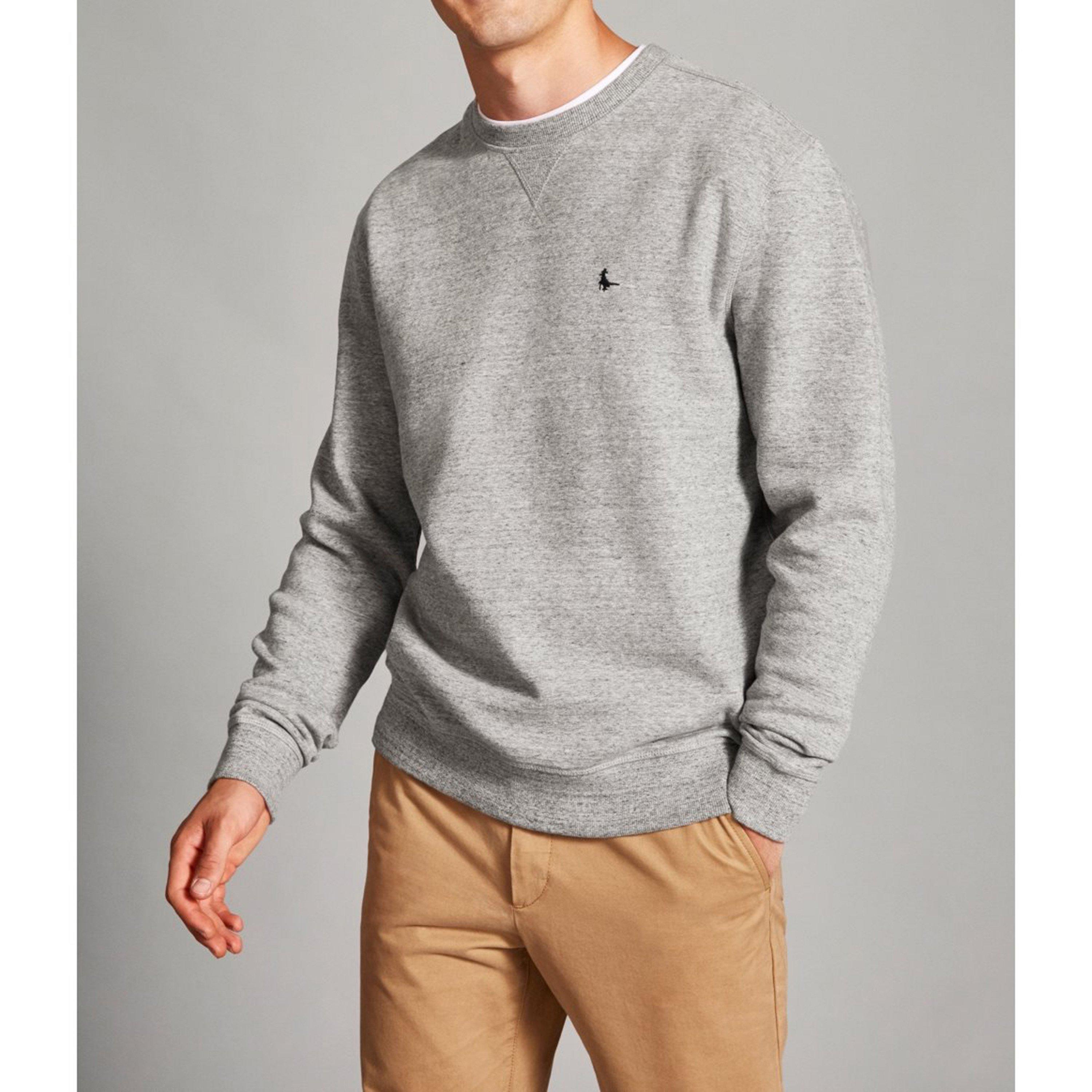 Grey Marl - Jack Wills - Belvue Logo Sweatshirt - 5