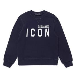 DSquared2 BoyS Icon Basic Logo Sweatshirt