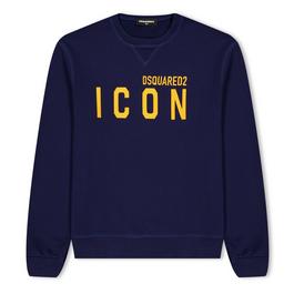 DSquared2 BoyS Icon Basic Logo Sweatshirt