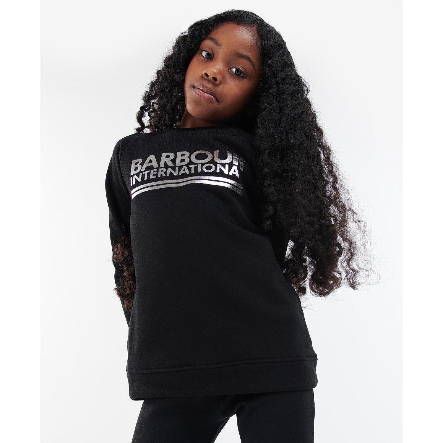 Black BK11 - Barbour International - Girls Kiara Sweatshirt - 2