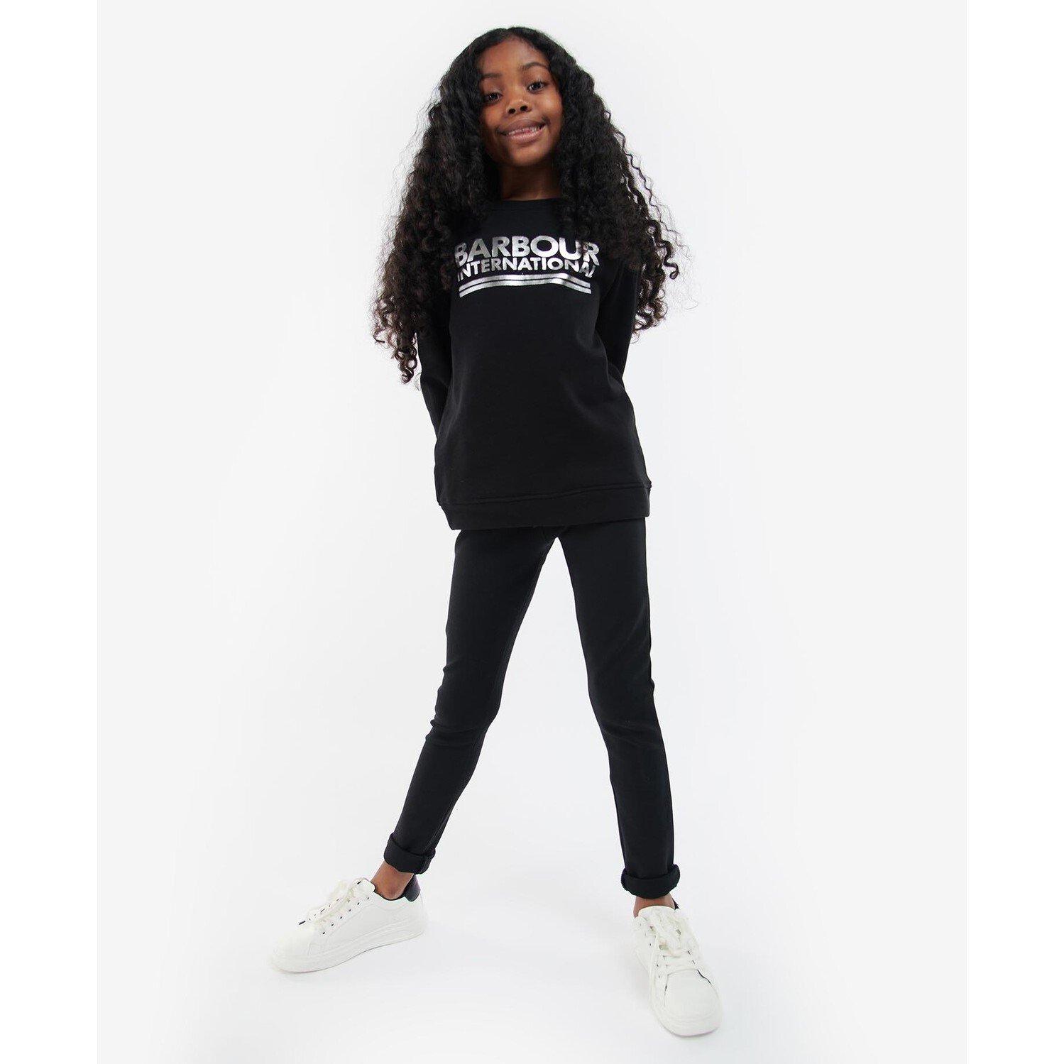 Black BK11 - Barbour International - Girls Kiara Sweatshirt - 4