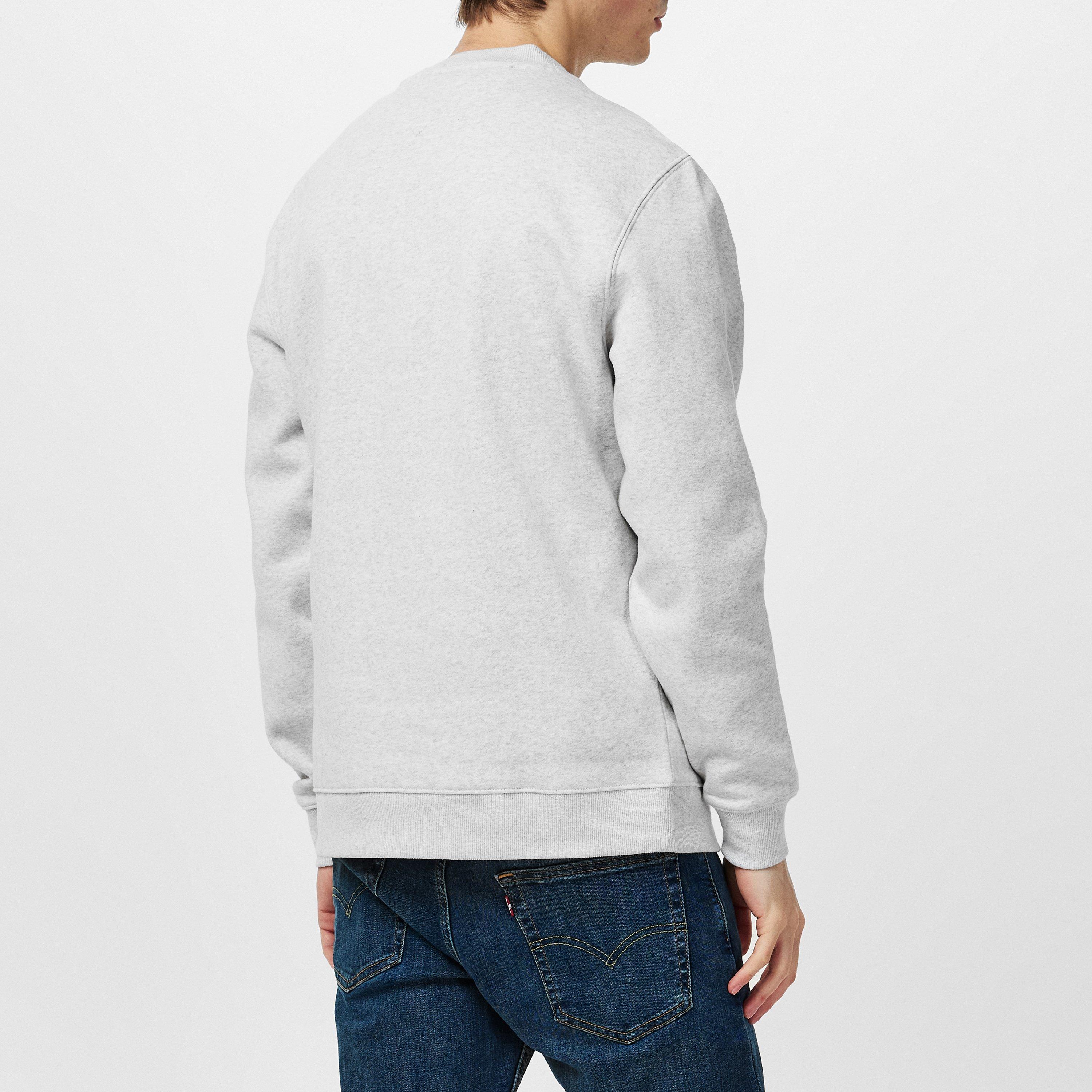 Grey Heather - Tommy Jeans - Neck Sweatshirt - 4