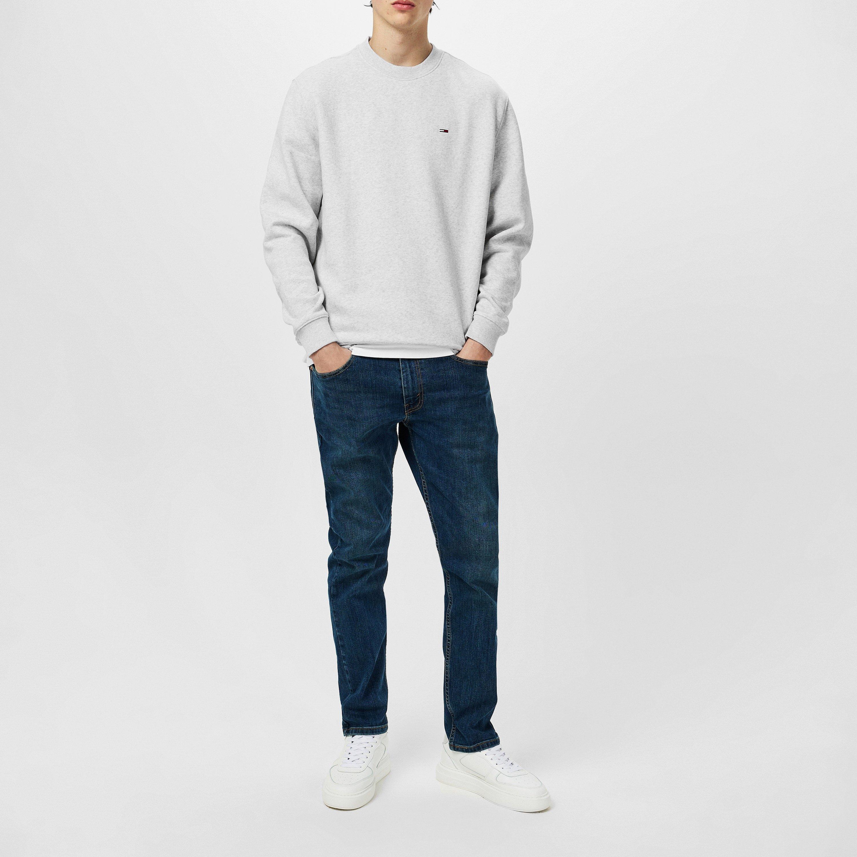 Grey Heather - Tommy Jeans - Neck Sweatshirt - 7