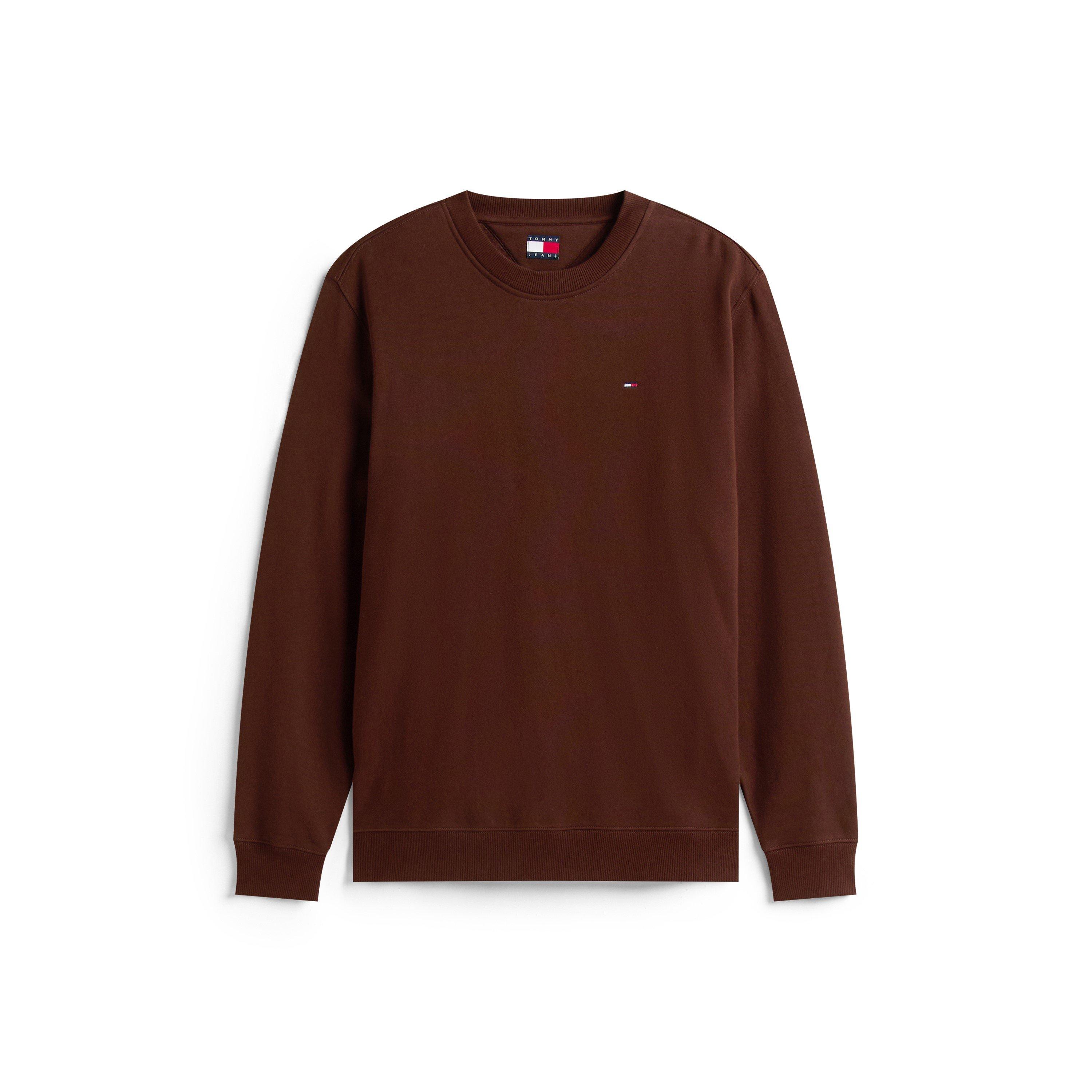 Tommy Jeans Men's Crew Neck Sweatshirt - Rich Brown - 2XL
