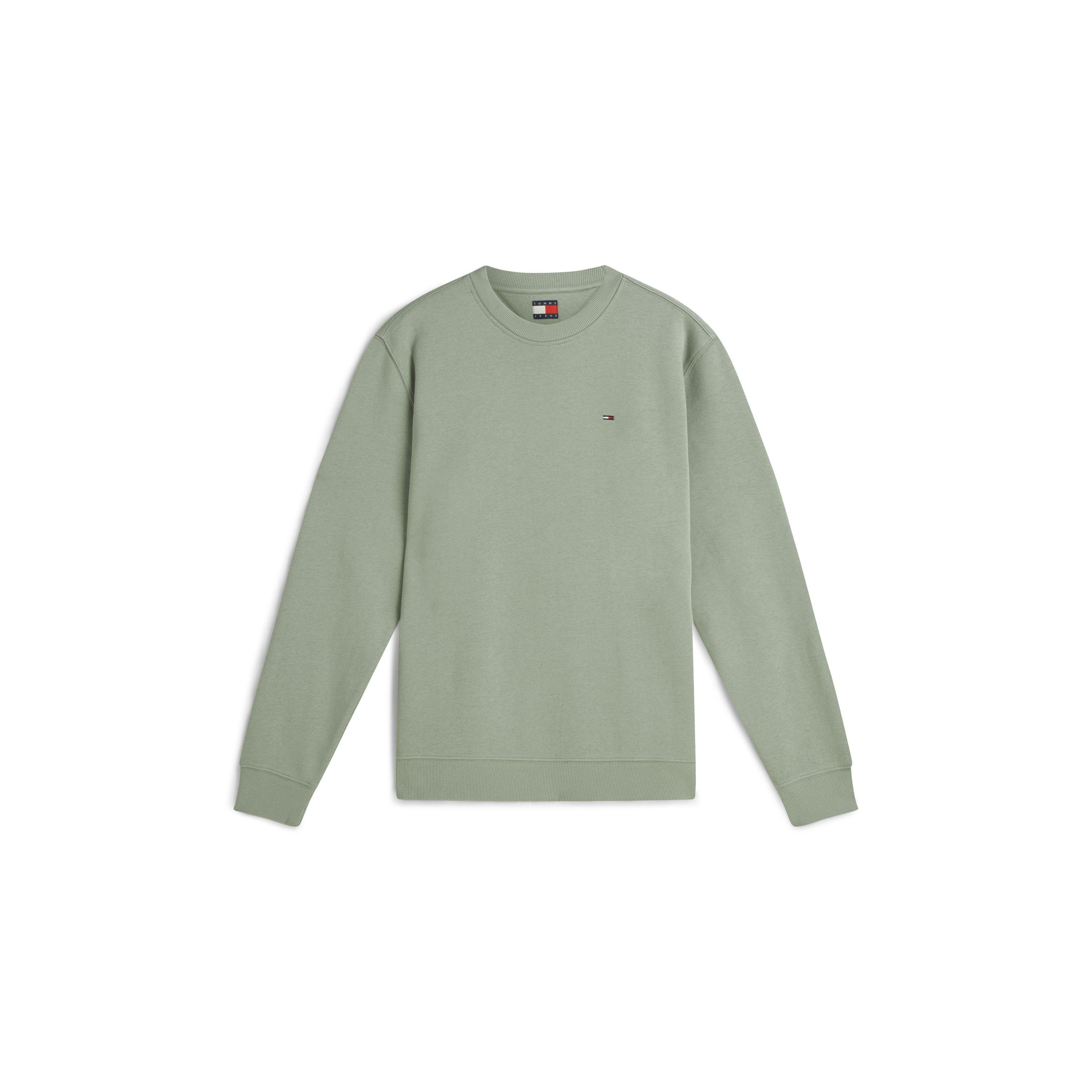 Tommy Jeans Men's Crew Neck Sweatshirt - Spring Olive - 2XL