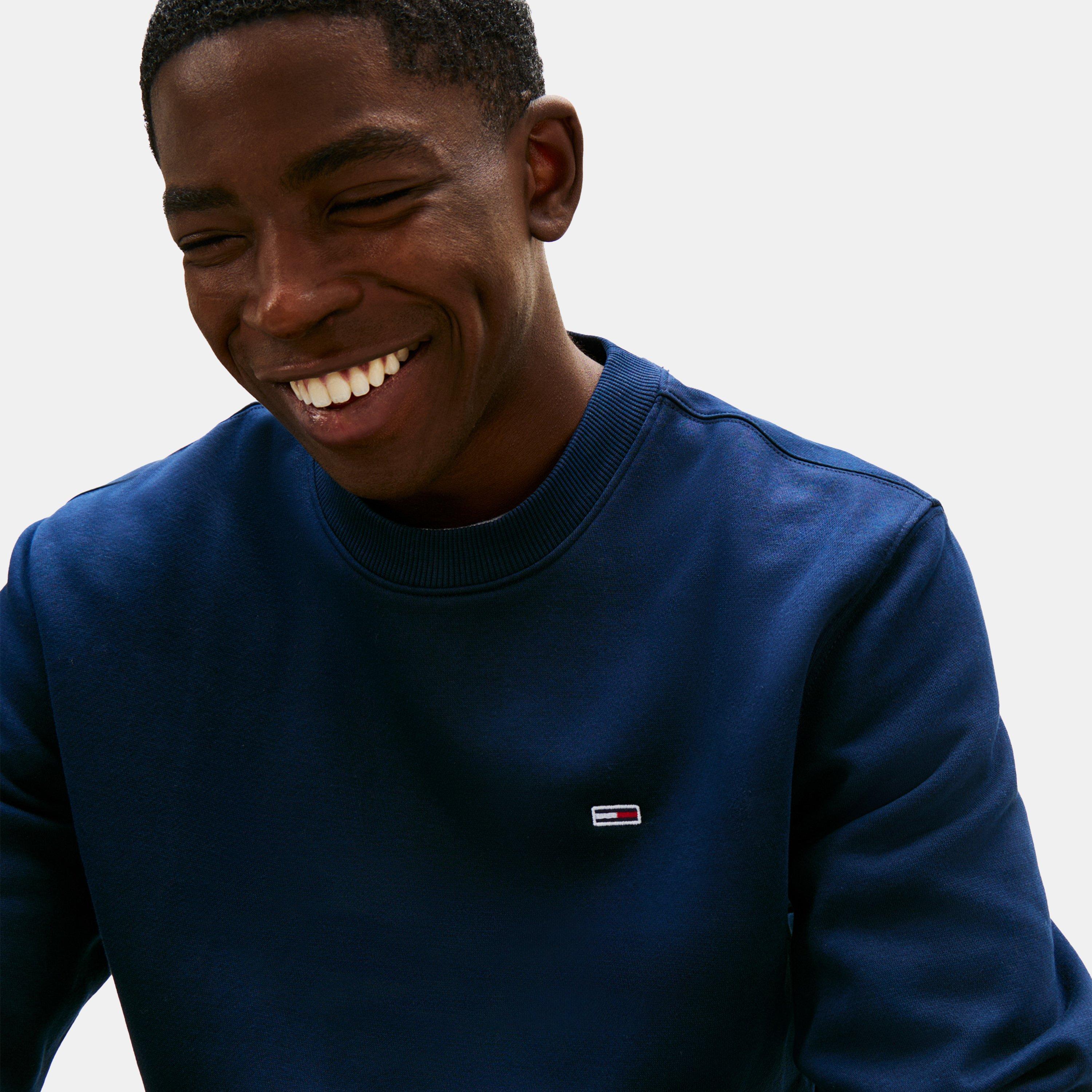 Navy - Tommy Jeans - Crew Neck Sweatshirt - 4