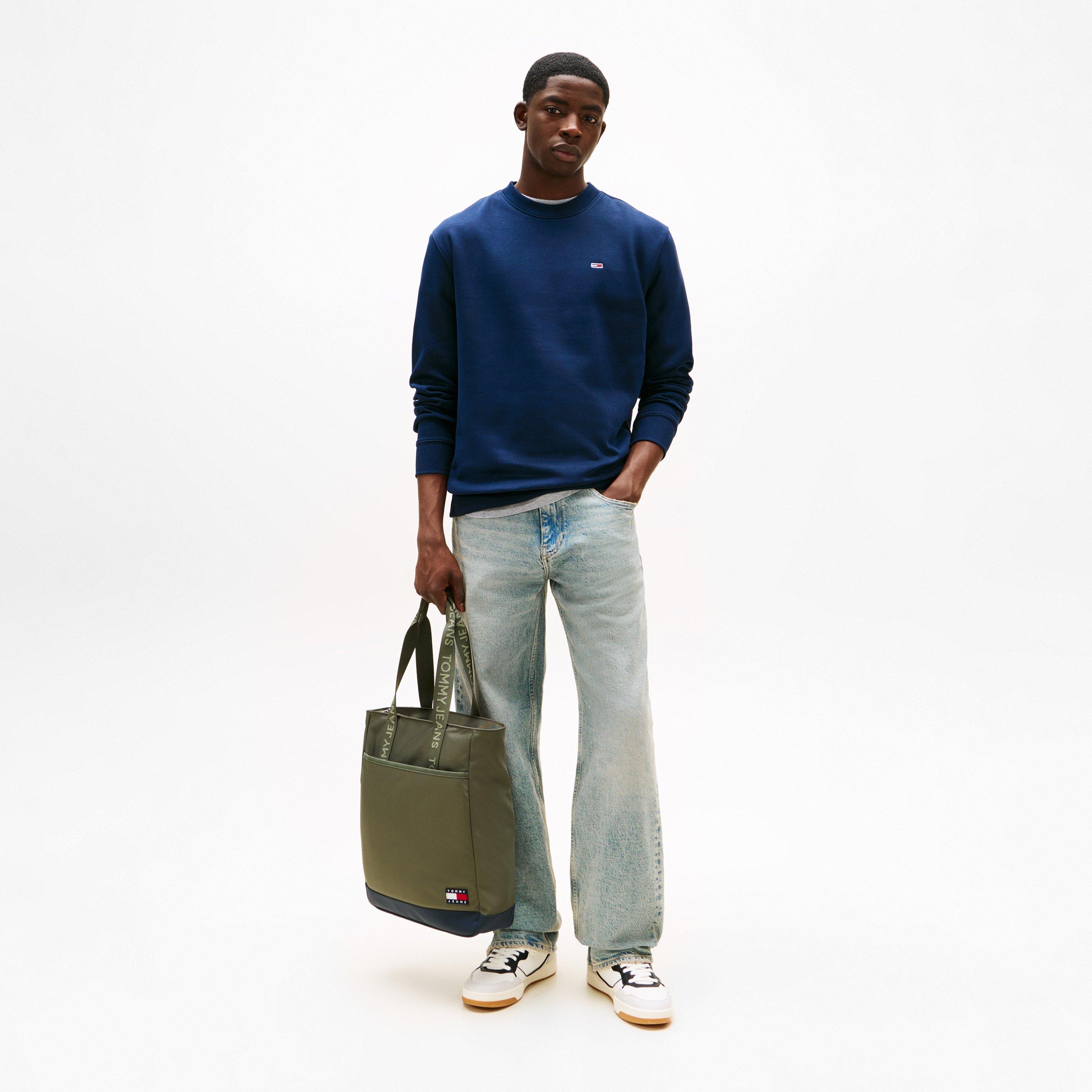 Navy - Tommy Jeans - Crew Neck Sweatshirt - 5