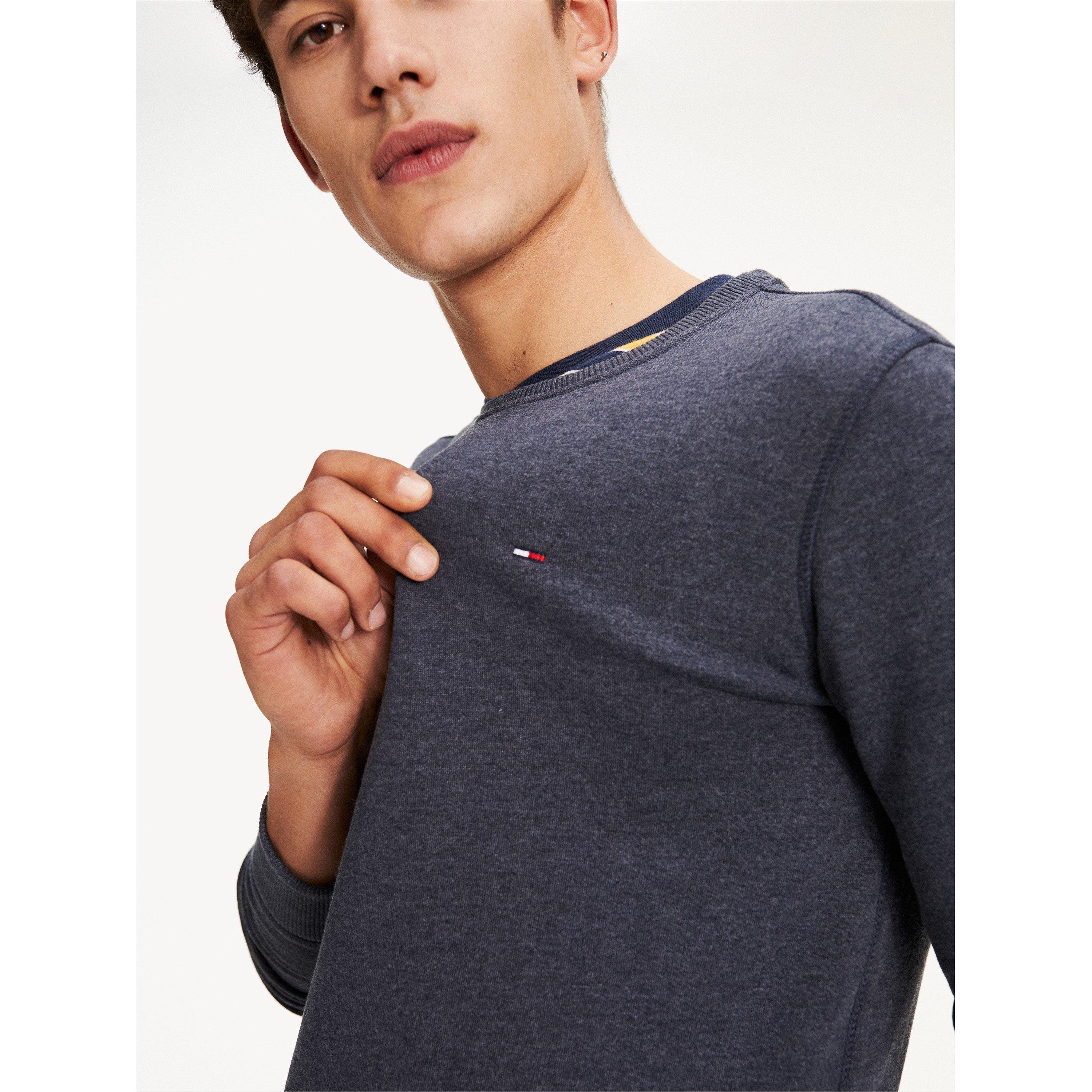 Navy - Tommy Jeans - Crew Neck Sweatshirt - 6