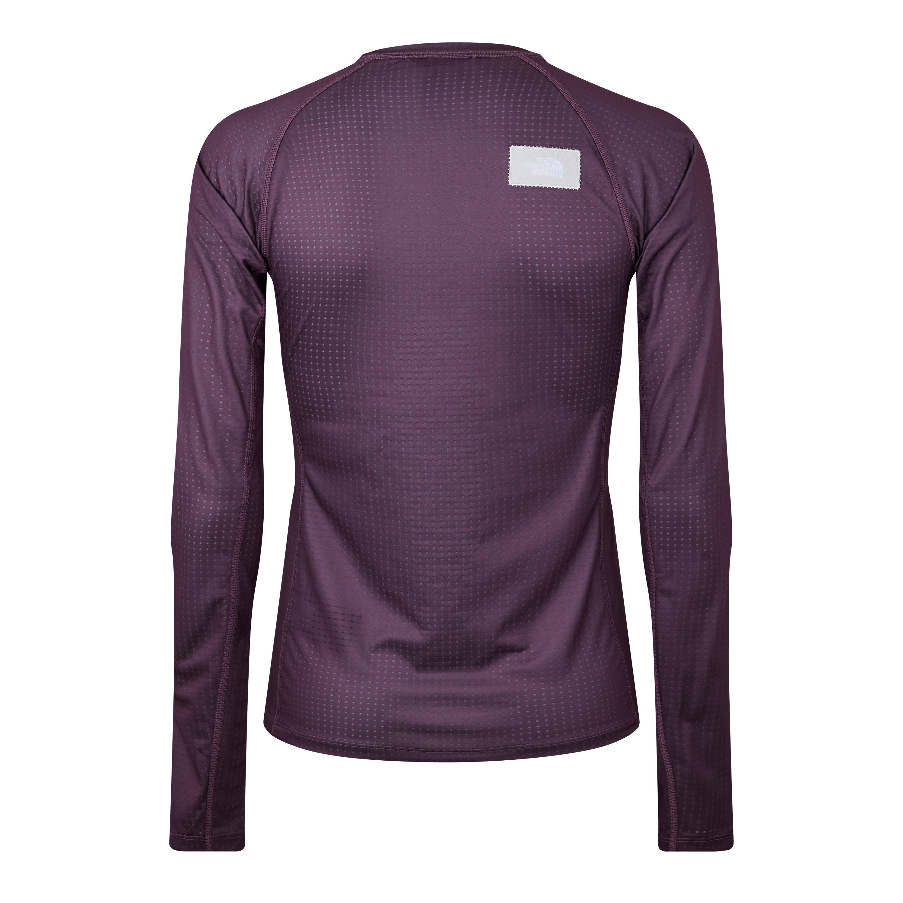 Midnight Mauve - The North Face - A68A Circular Dot Knit Crew Top - 2