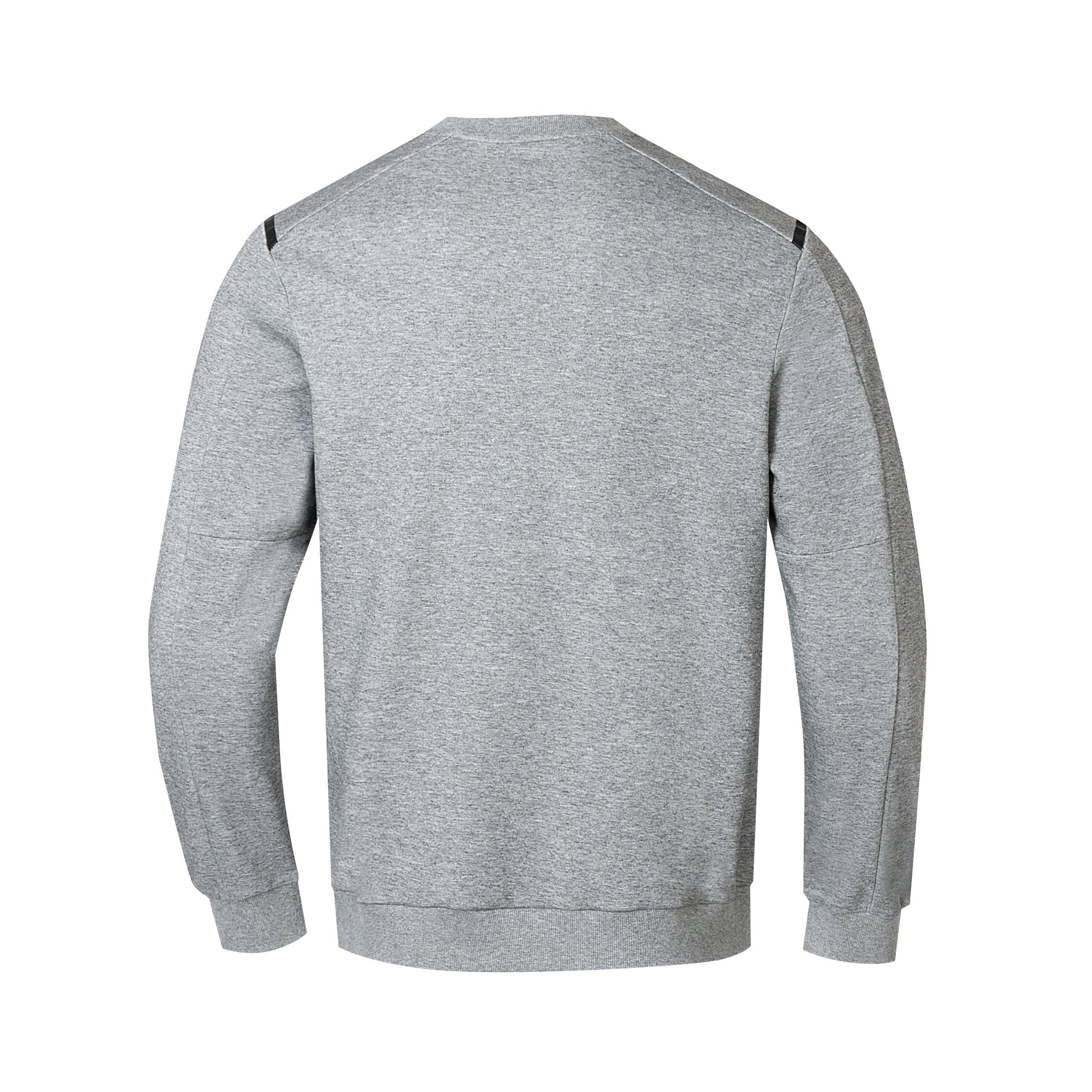 Grå Marl - Kappa - Tech FL Crew Neck Mens Jumper Sweater - 3