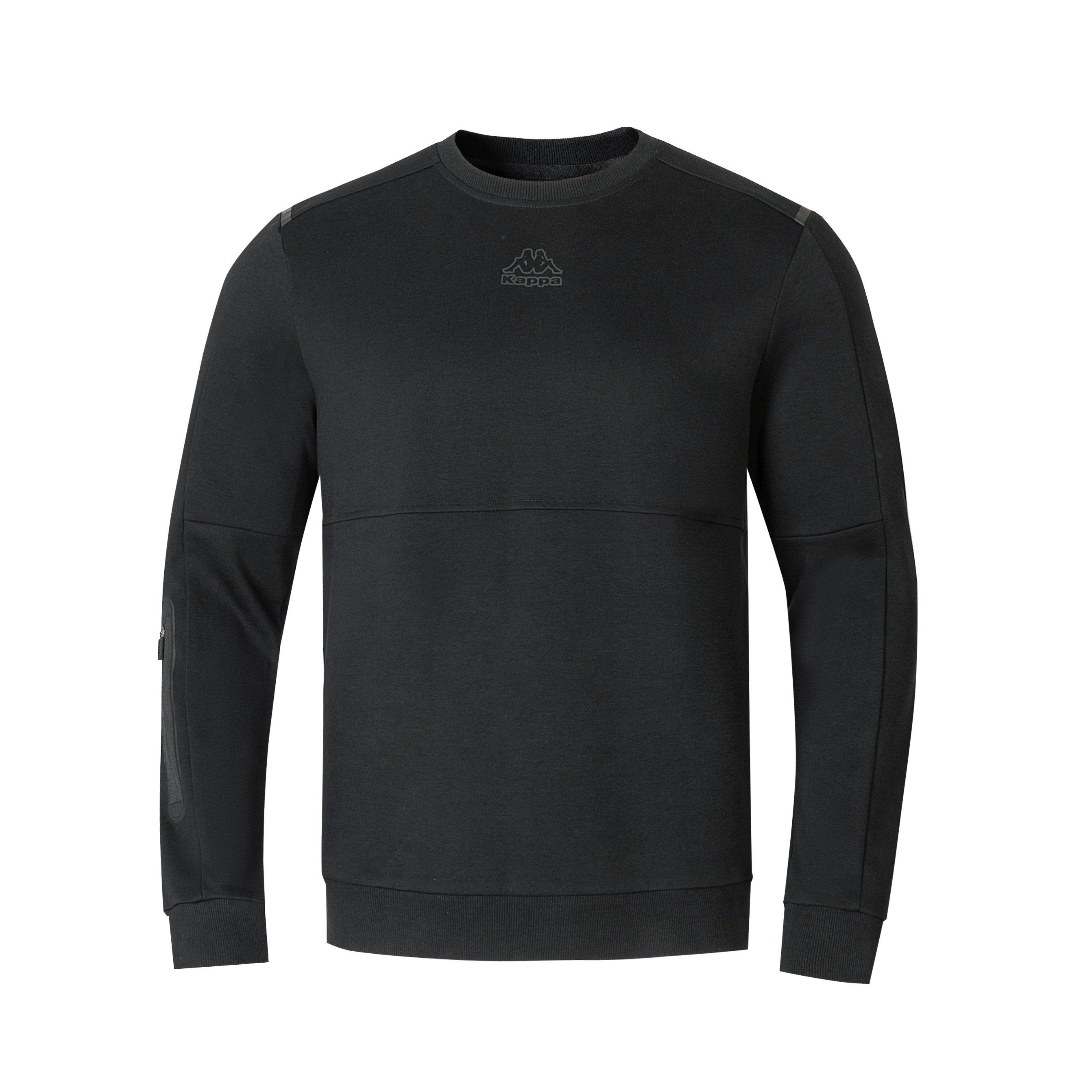 Noir - Kappa - Tech FL Crew Neck Mens Jumper Sweater - 1