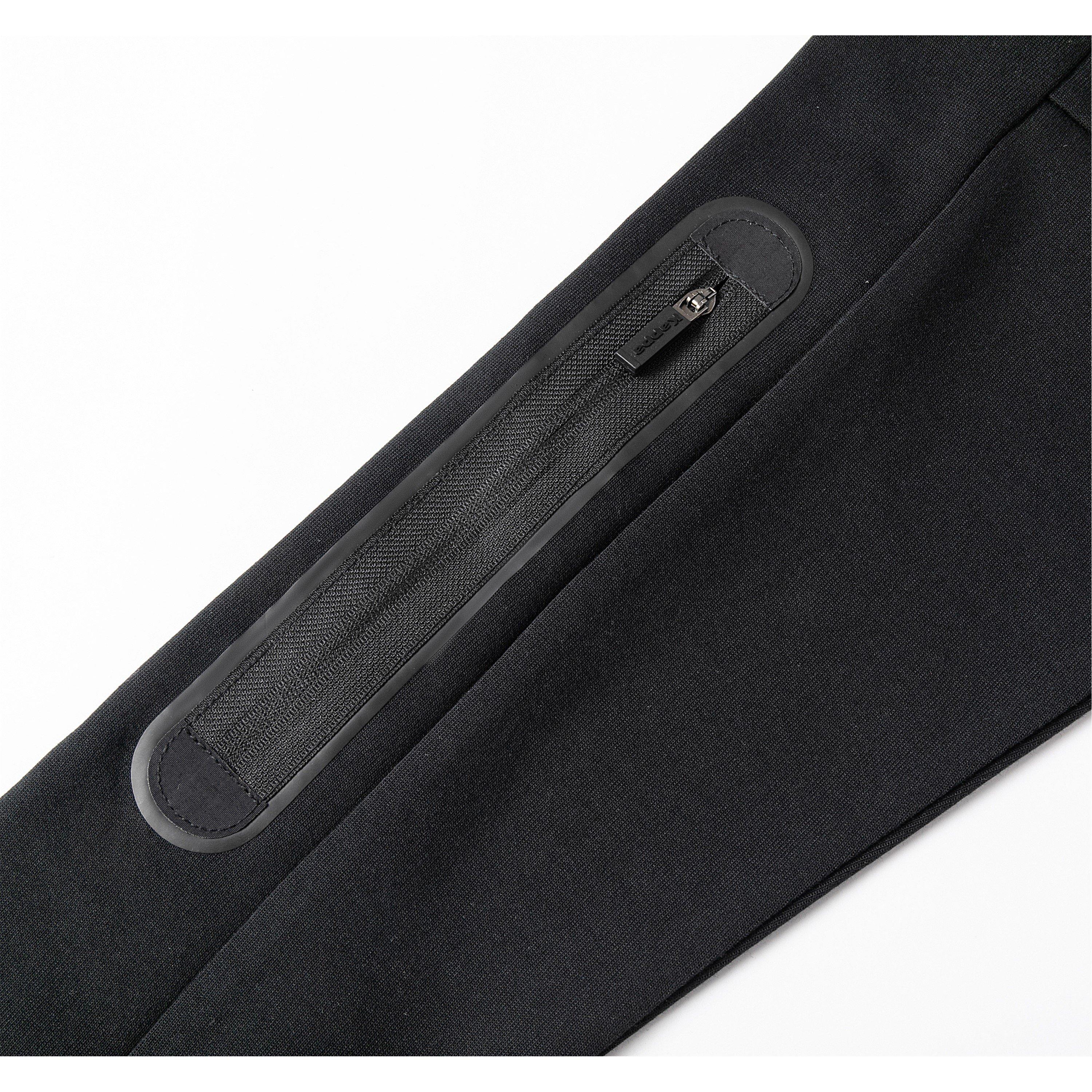 Zwart - Kappa - Tech FL Crew Neck Mens Jumper Sweater - 4