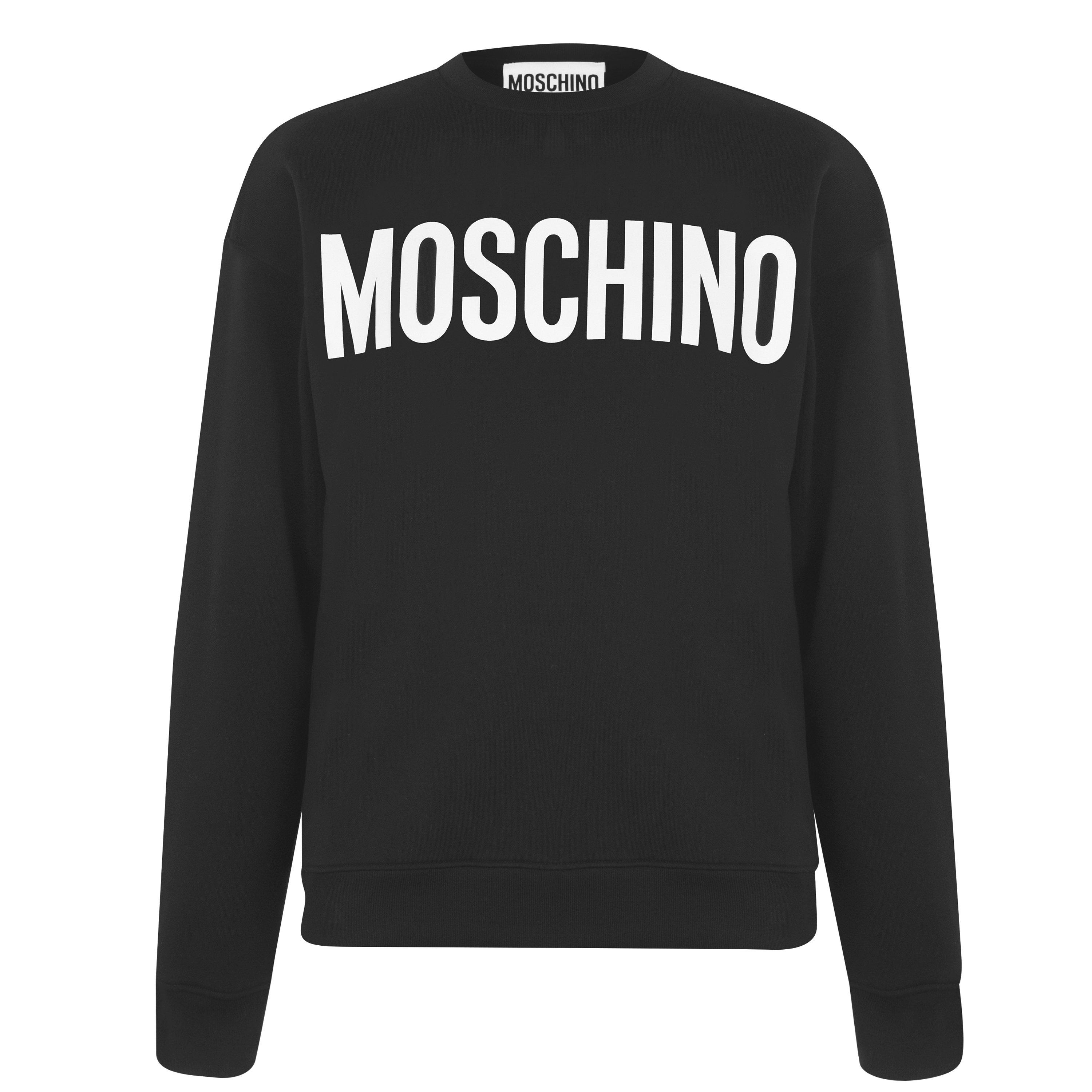 Black A1555 - Moschino - Logo Sweatshirt - 1