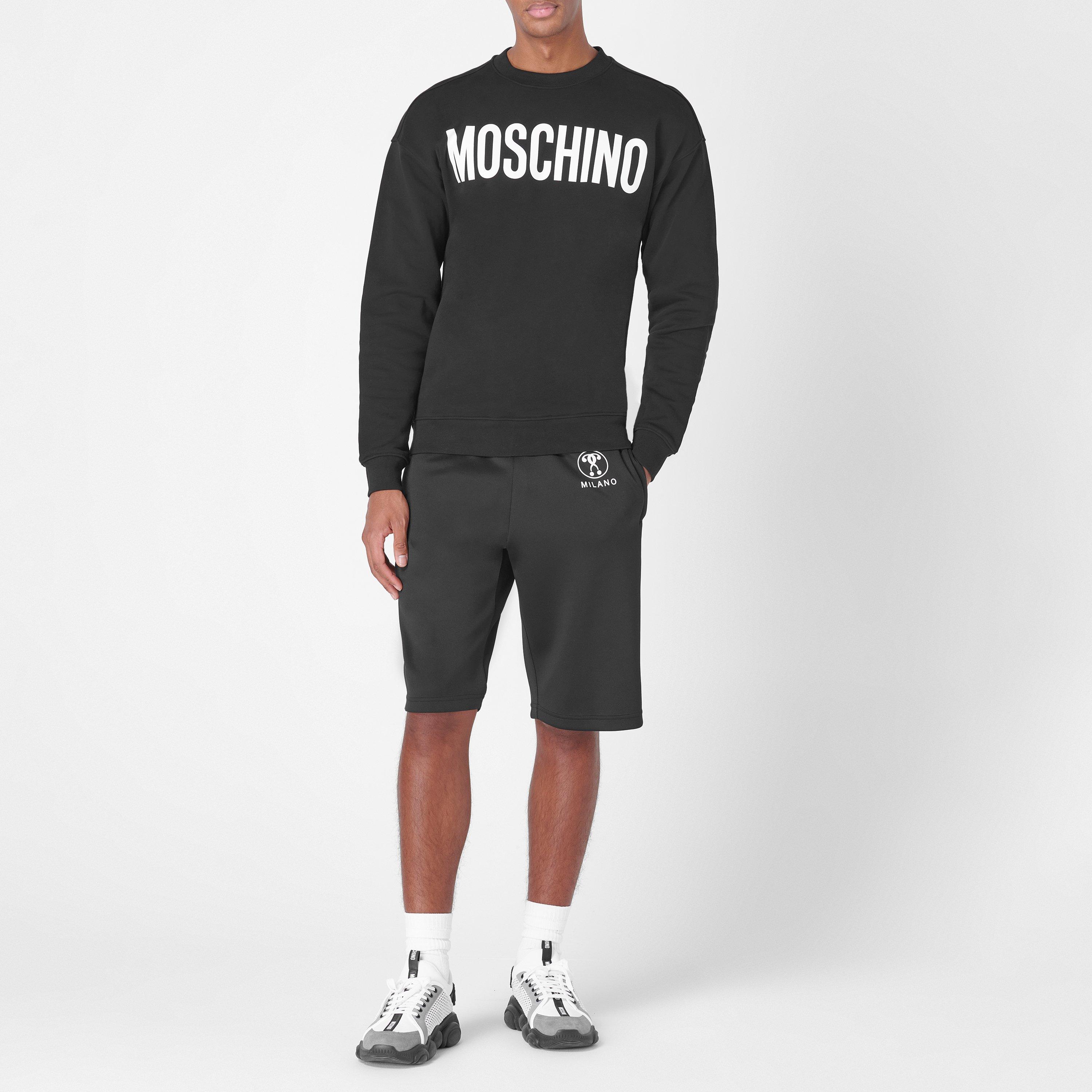 Black A1555 - Moschino - Logo Sweatshirt - 2