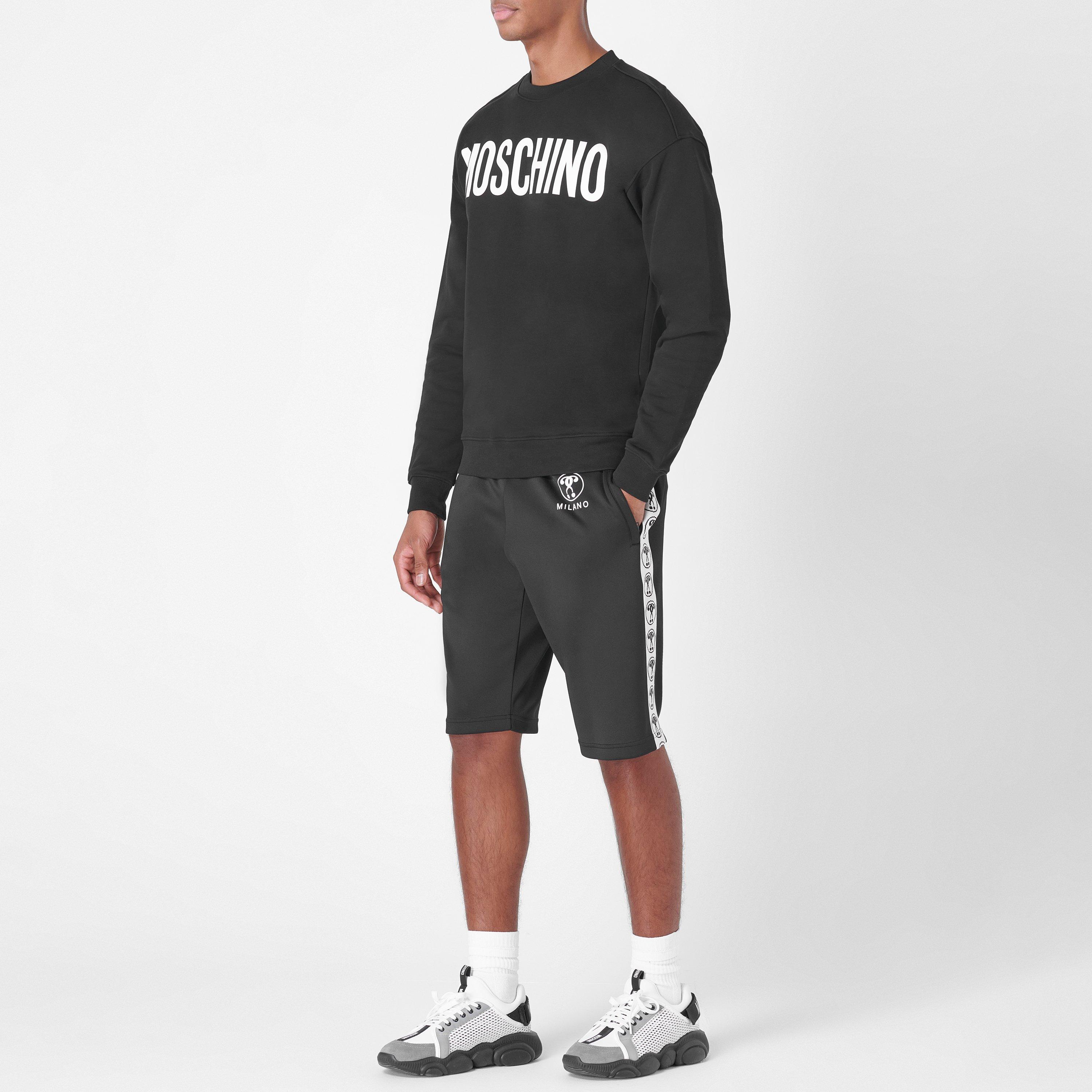 Black A1555 - Moschino - Logo Sweatshirt - 3