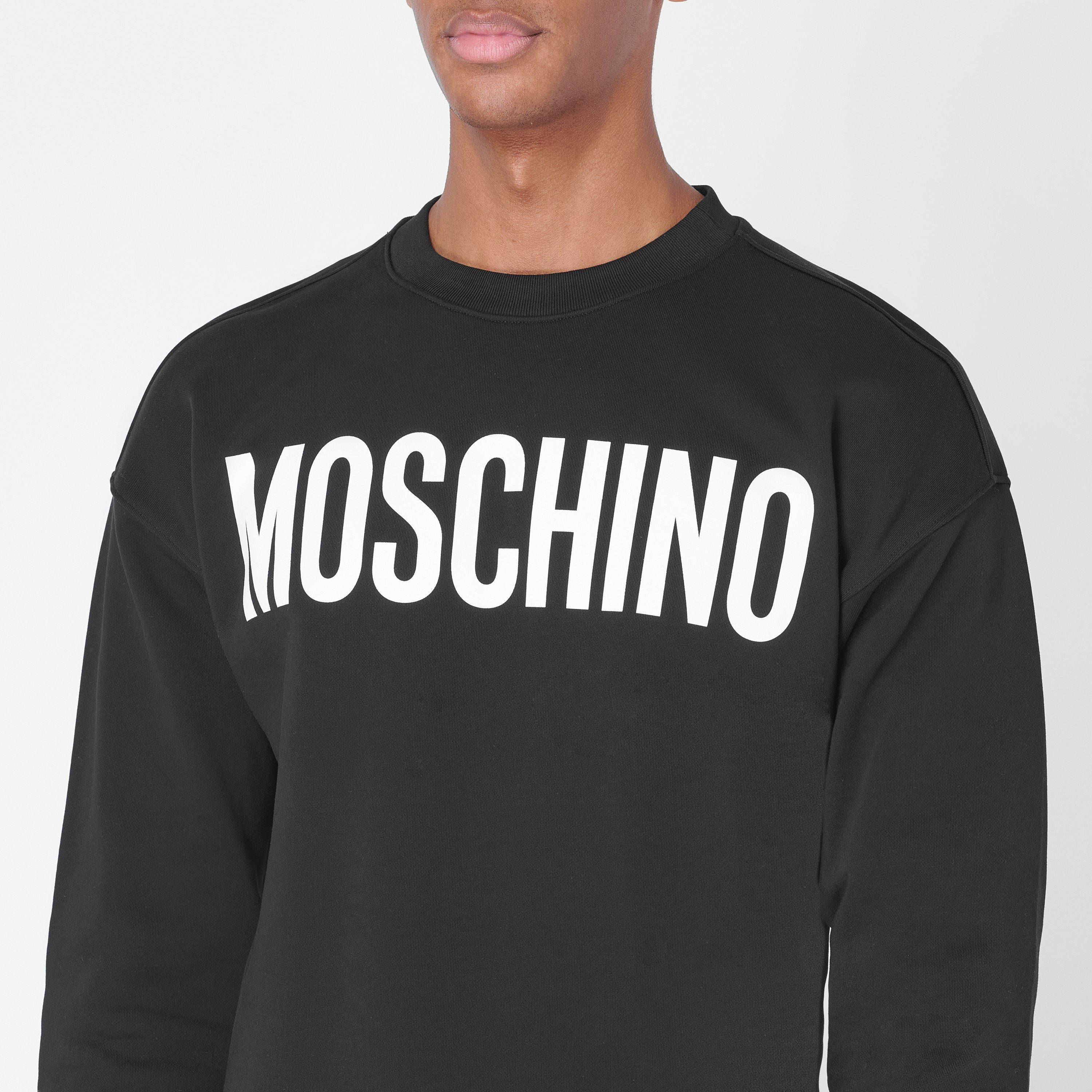 Black A1555 - Moschino - Logo Sweatshirt - 5