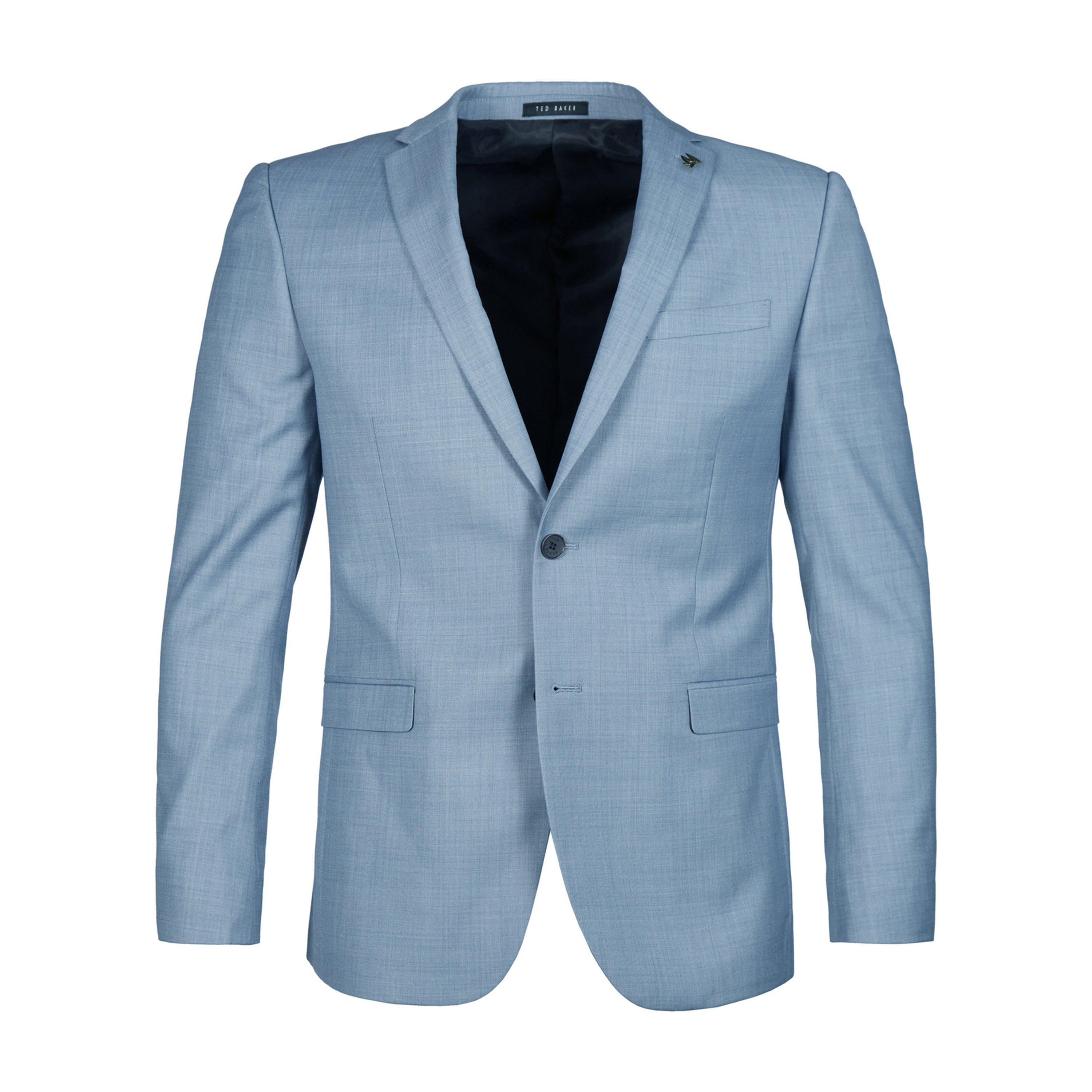 Weiches Blau - Ted Baker - Men's Orion Slim Fit Suit Jacket - 7