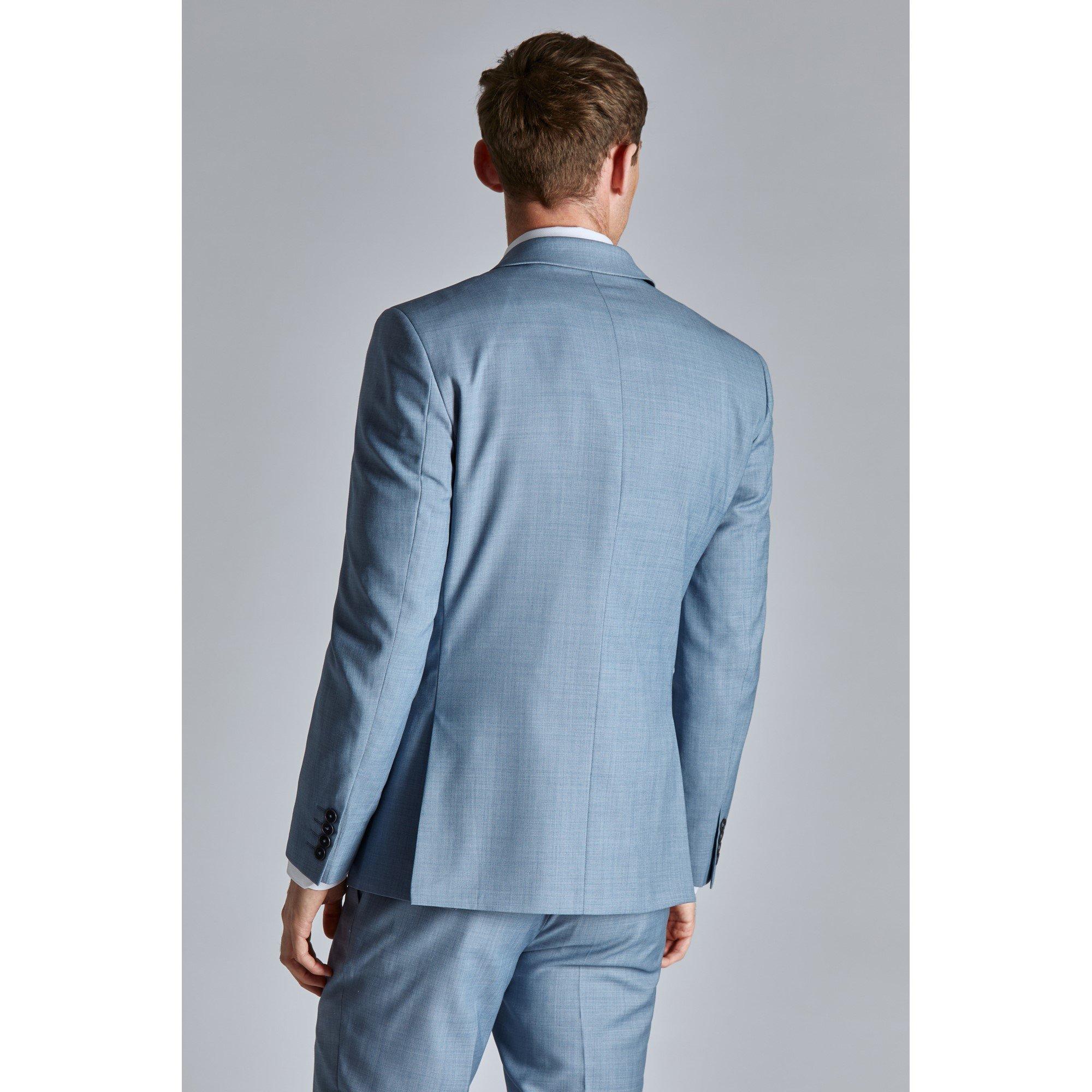 Weiches Blau - Ted Baker - Men's Orion Slim Fit Suit Jacket - 3