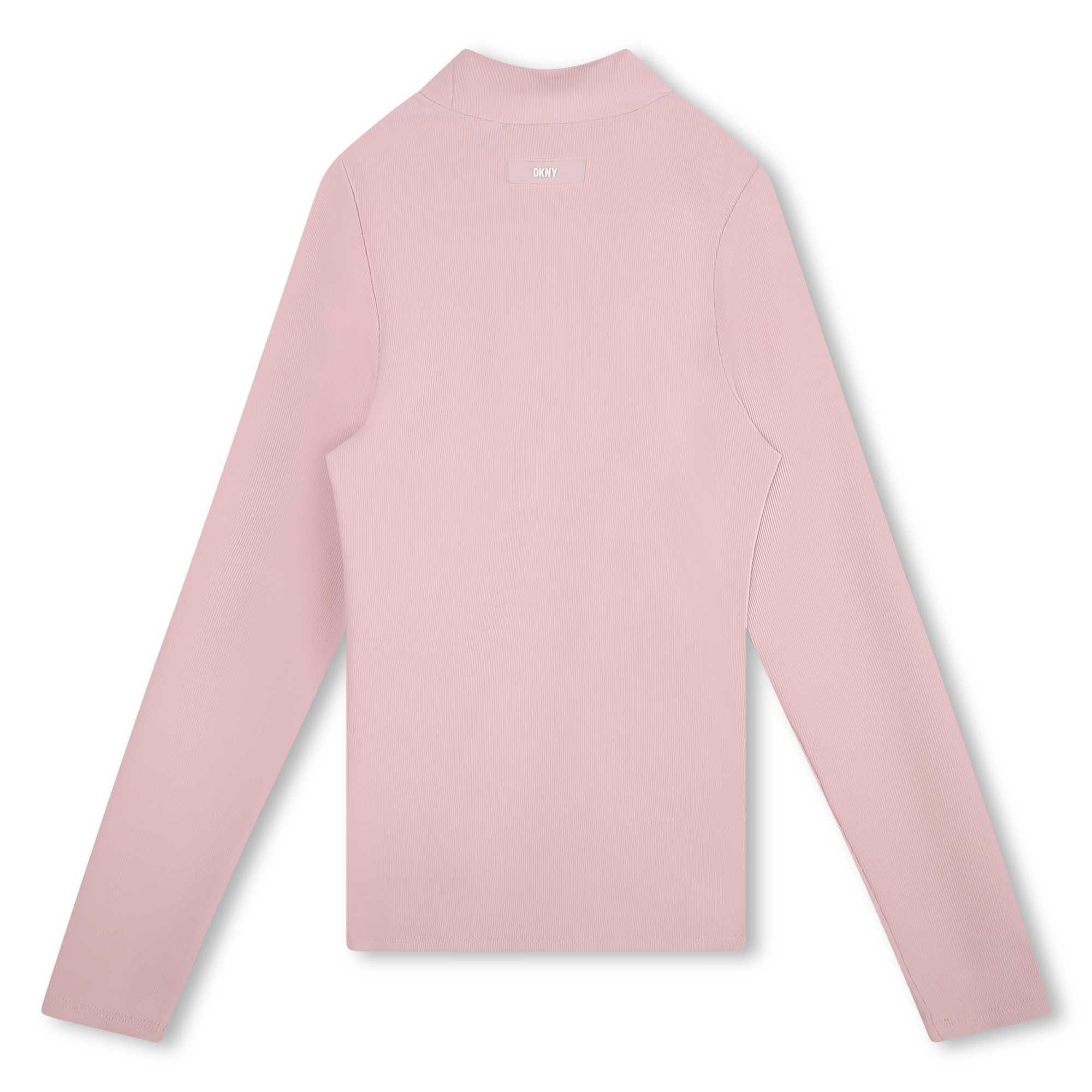 Purple 902 - DKNY - Kids' Logo Roll Neck Sweatshirt - 2