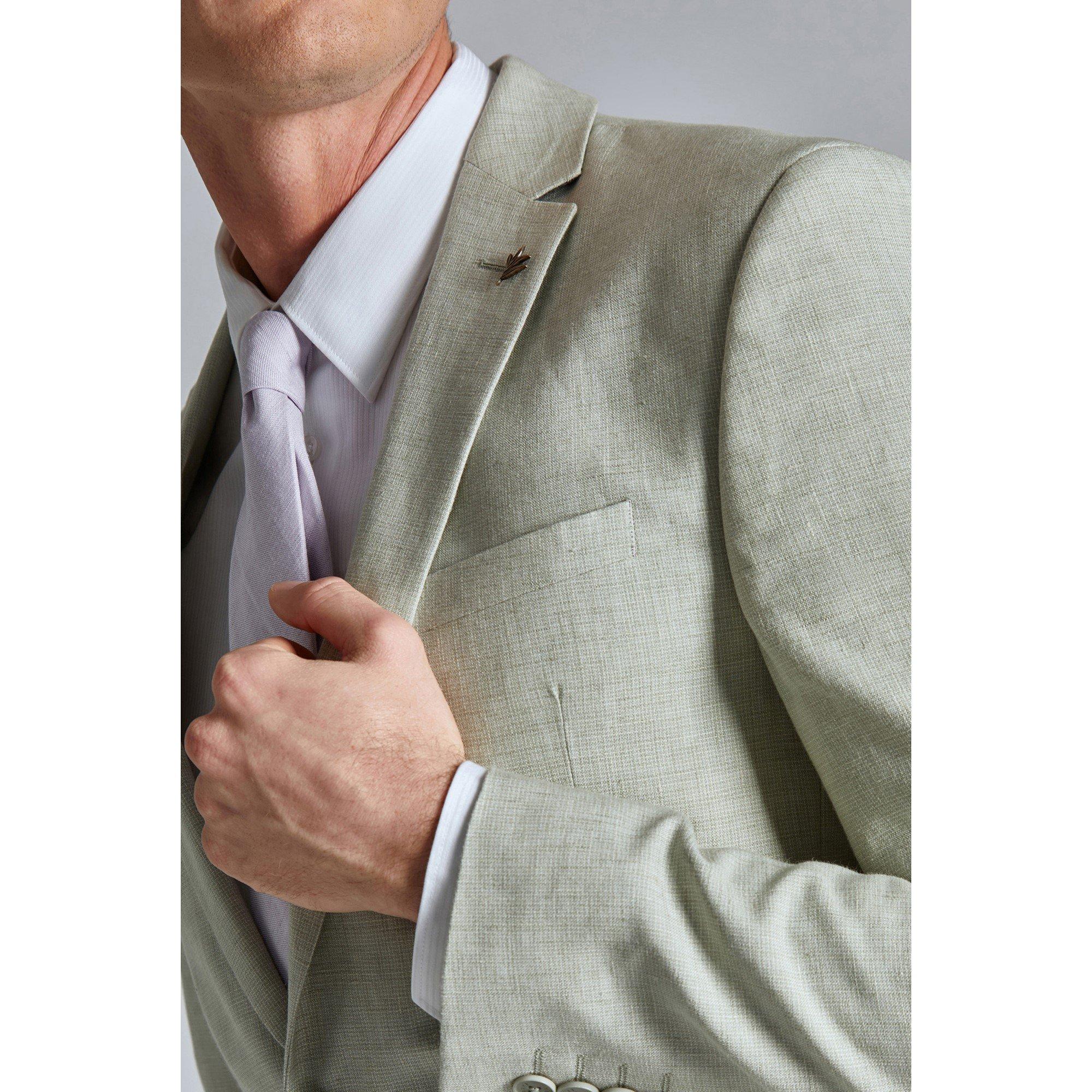 Pistache - Ted Baker - Men's Leo Slim Fit Suit Jacket - 3