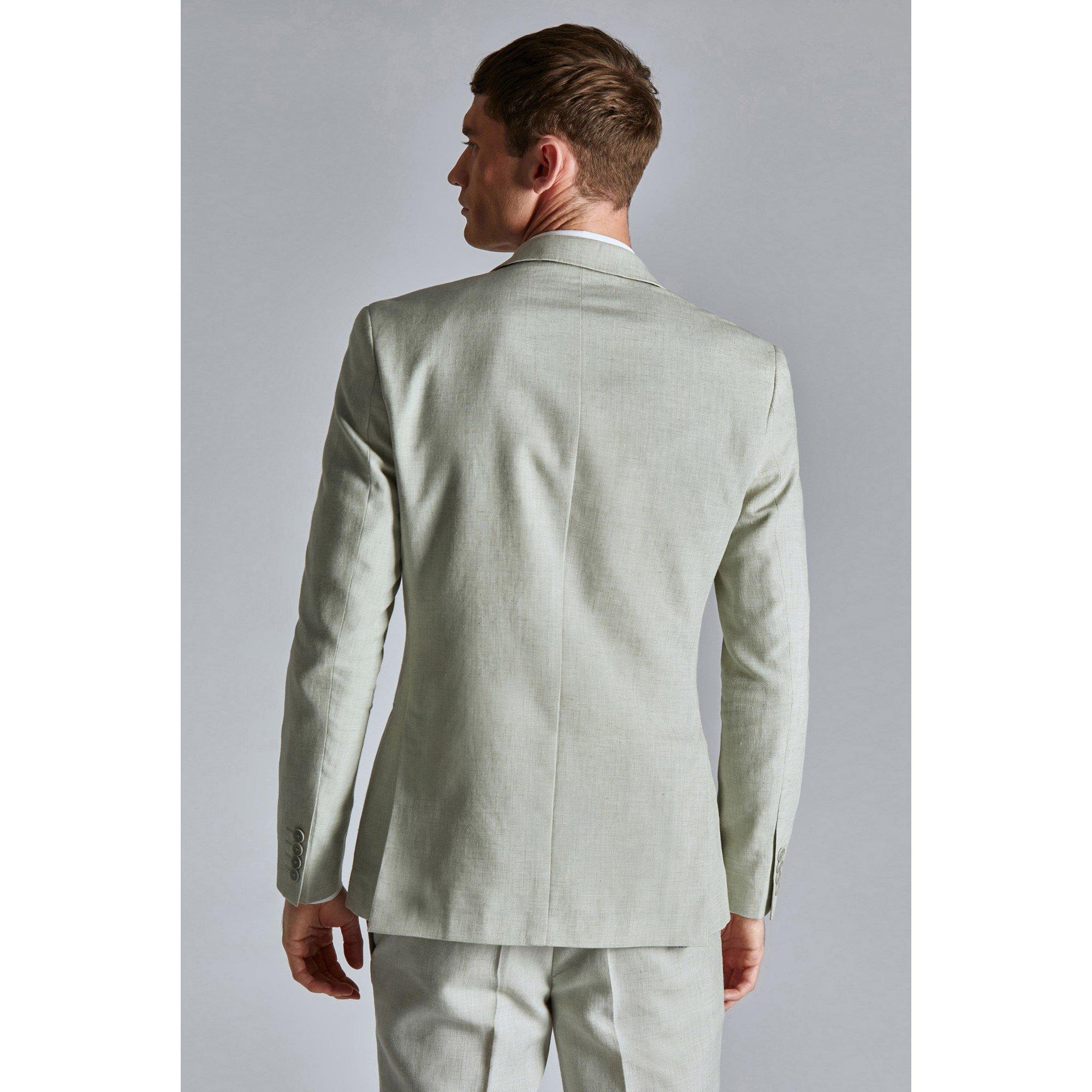 Pistache - Ted Baker - Men's Leo Slim Fit Suit Jacket - 4