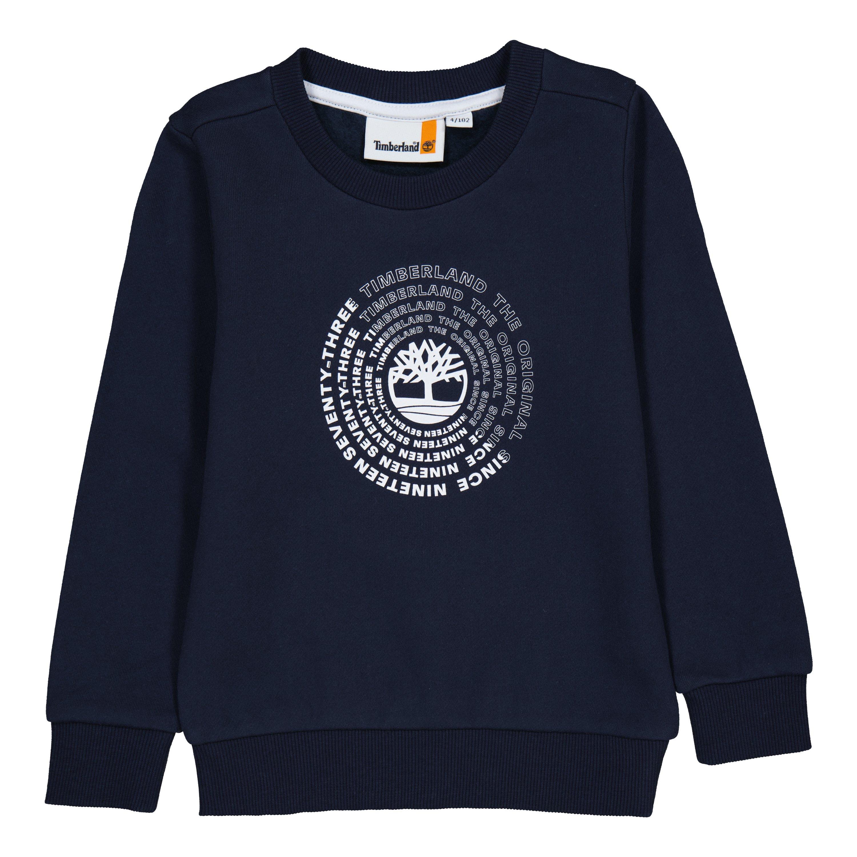Timberland Circle Logo Sweatshirt Boys - Navy 857