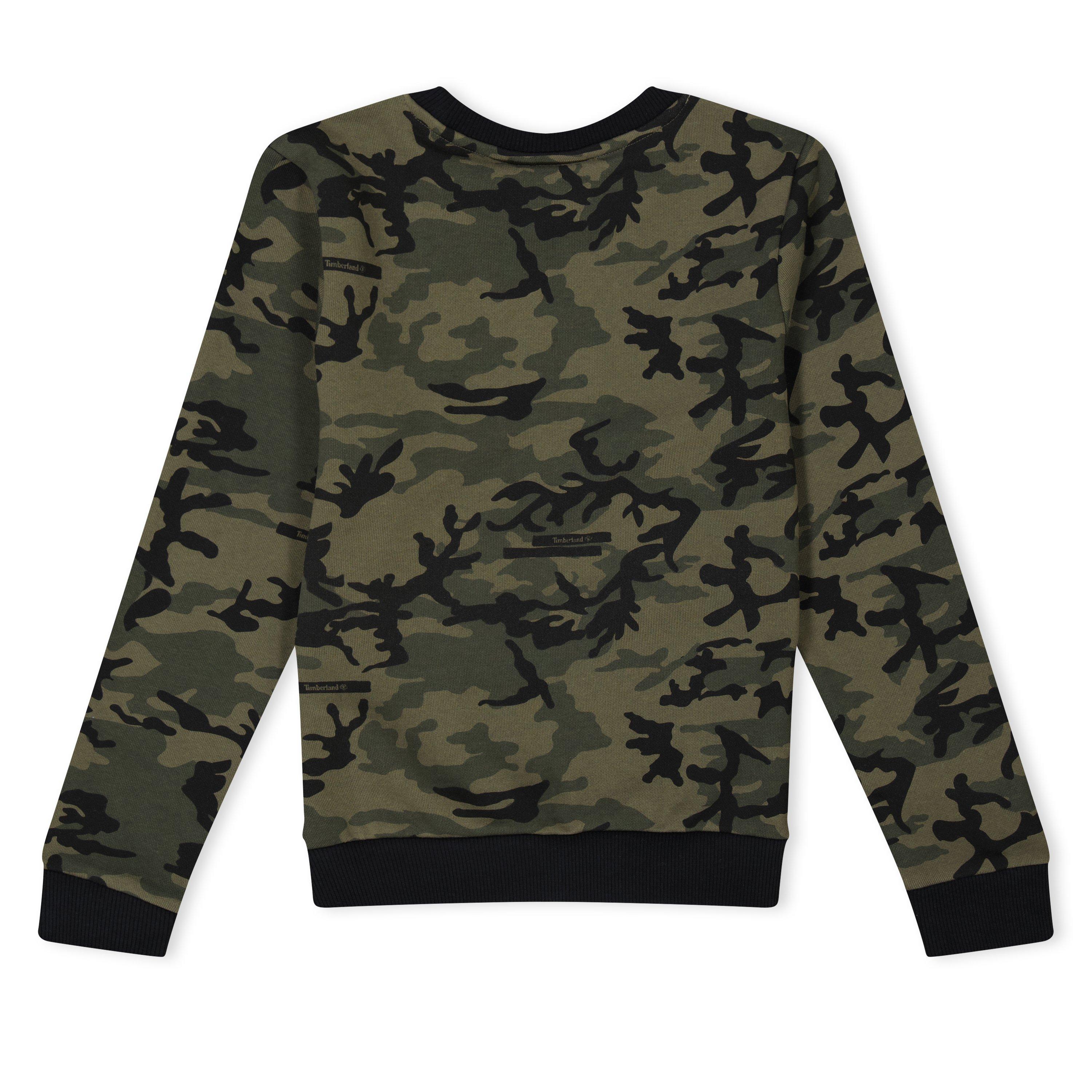Camo Khaki 655 - Timberland - Half/Half Camo Sweatshirt - 2