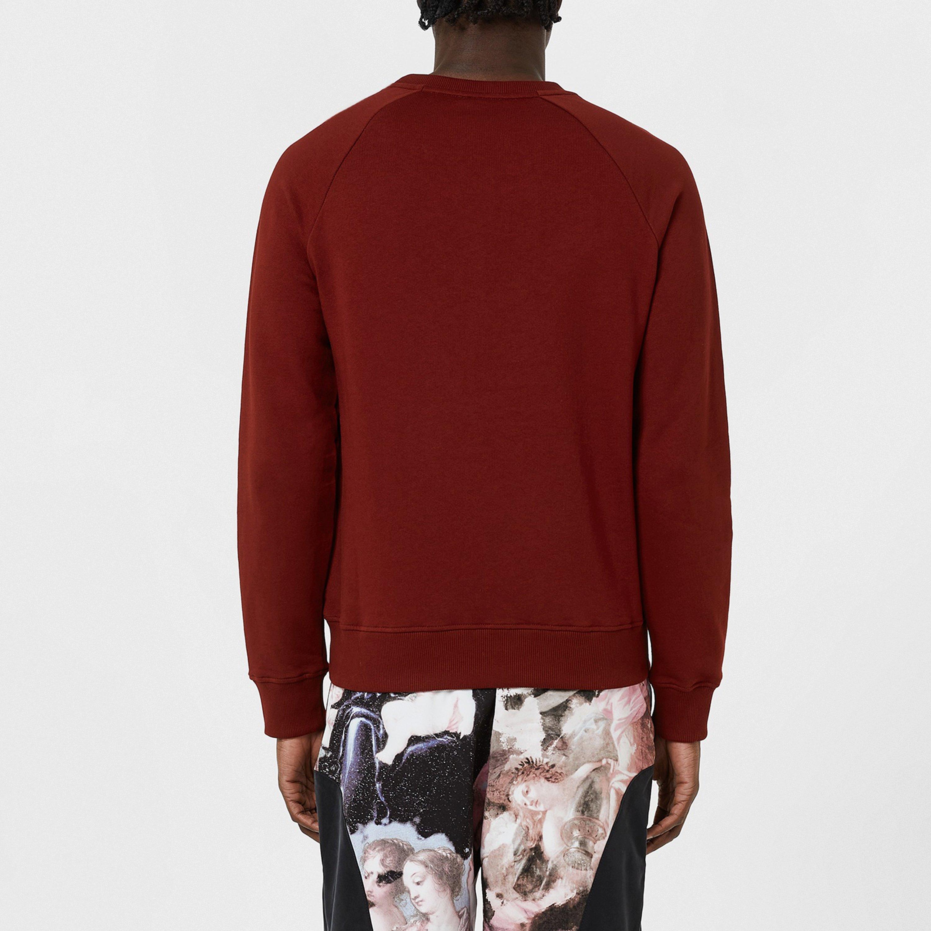 Red/Wht MEB - Balmain - Logo Crew Sweater - 2