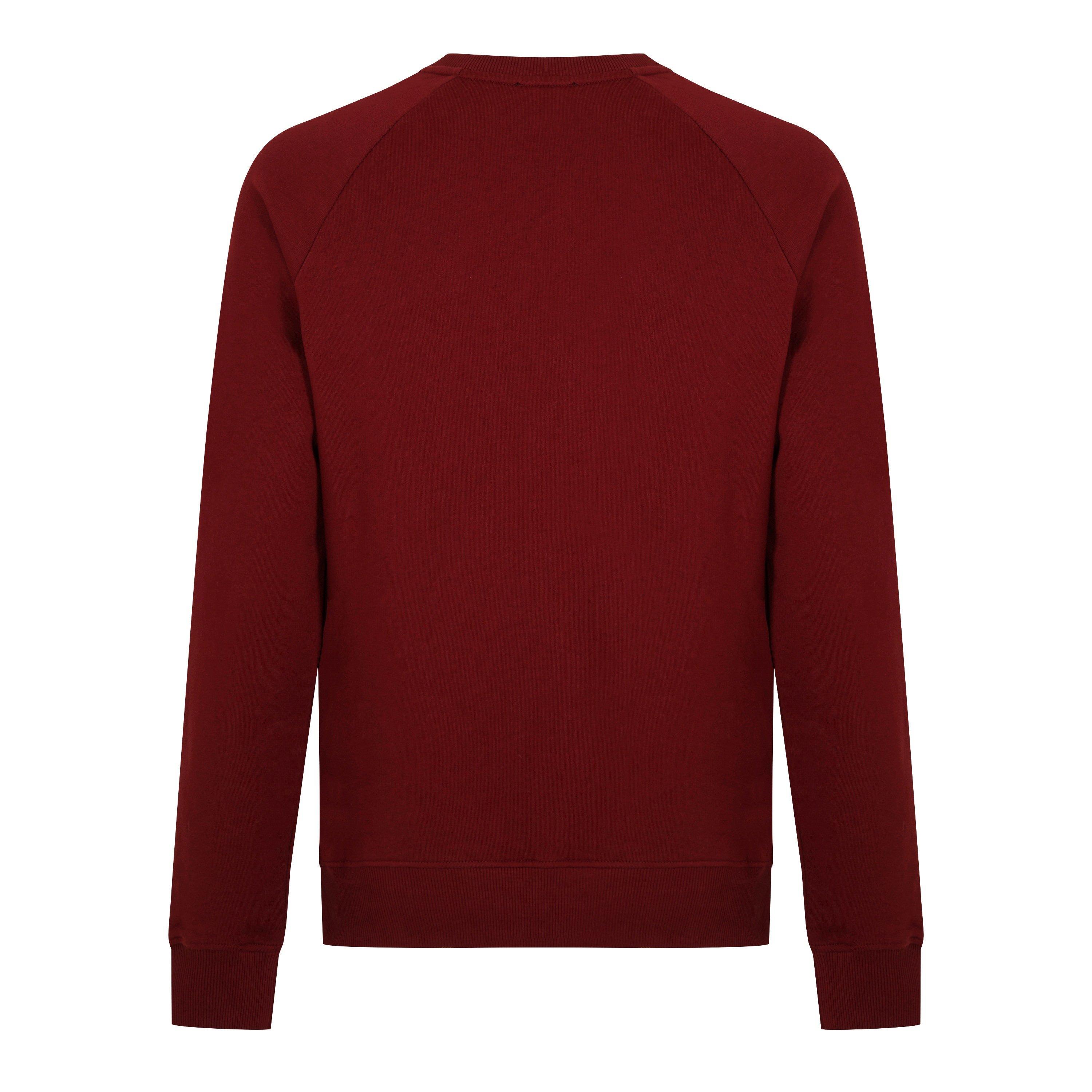 Red/Wht MEB - Balmain - Logo Crew Sweater - 6
