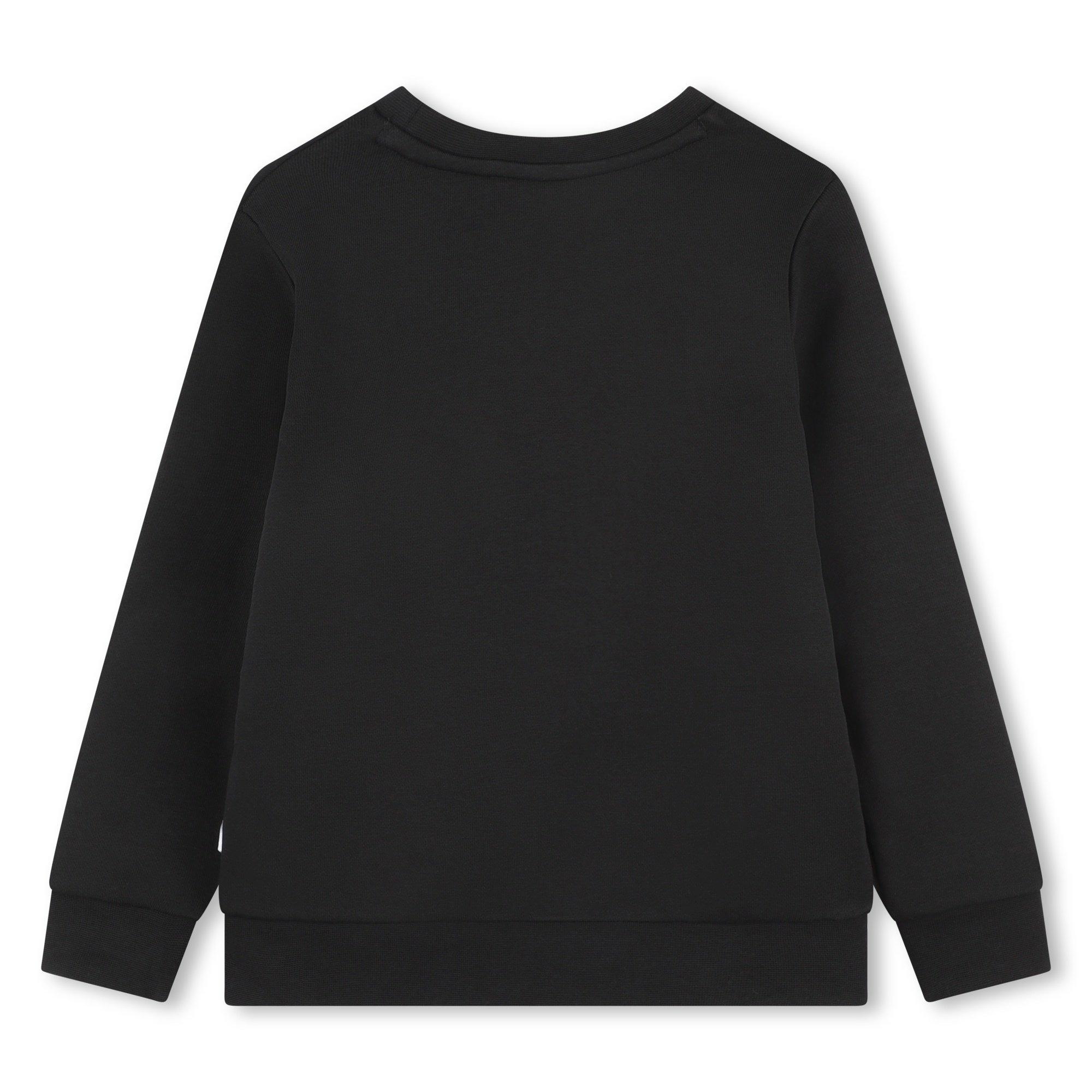 Black 09B - Boss - Kids Iconic Logo Sweatshirt - 2