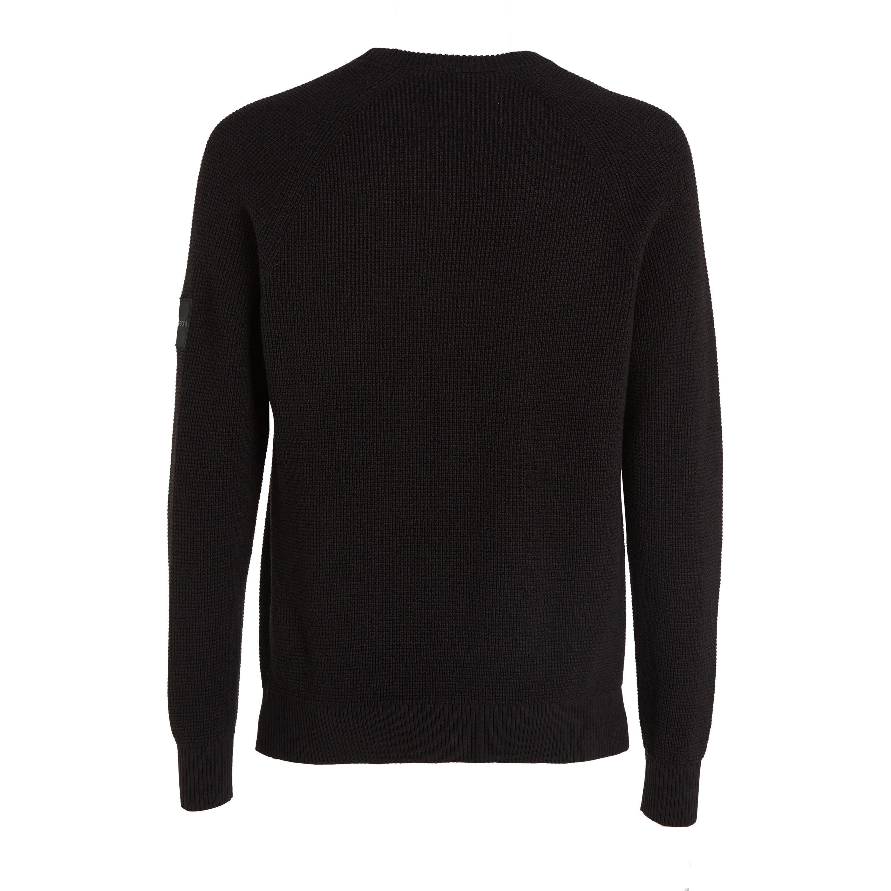 Ck Black BEH - Calvin Klein Jeans - Men's Badge Easy Crew Sweatshirt - 6