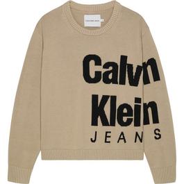 Calvin Klein Jeans BLOWN-UP LOGO LAYERS SWEATER