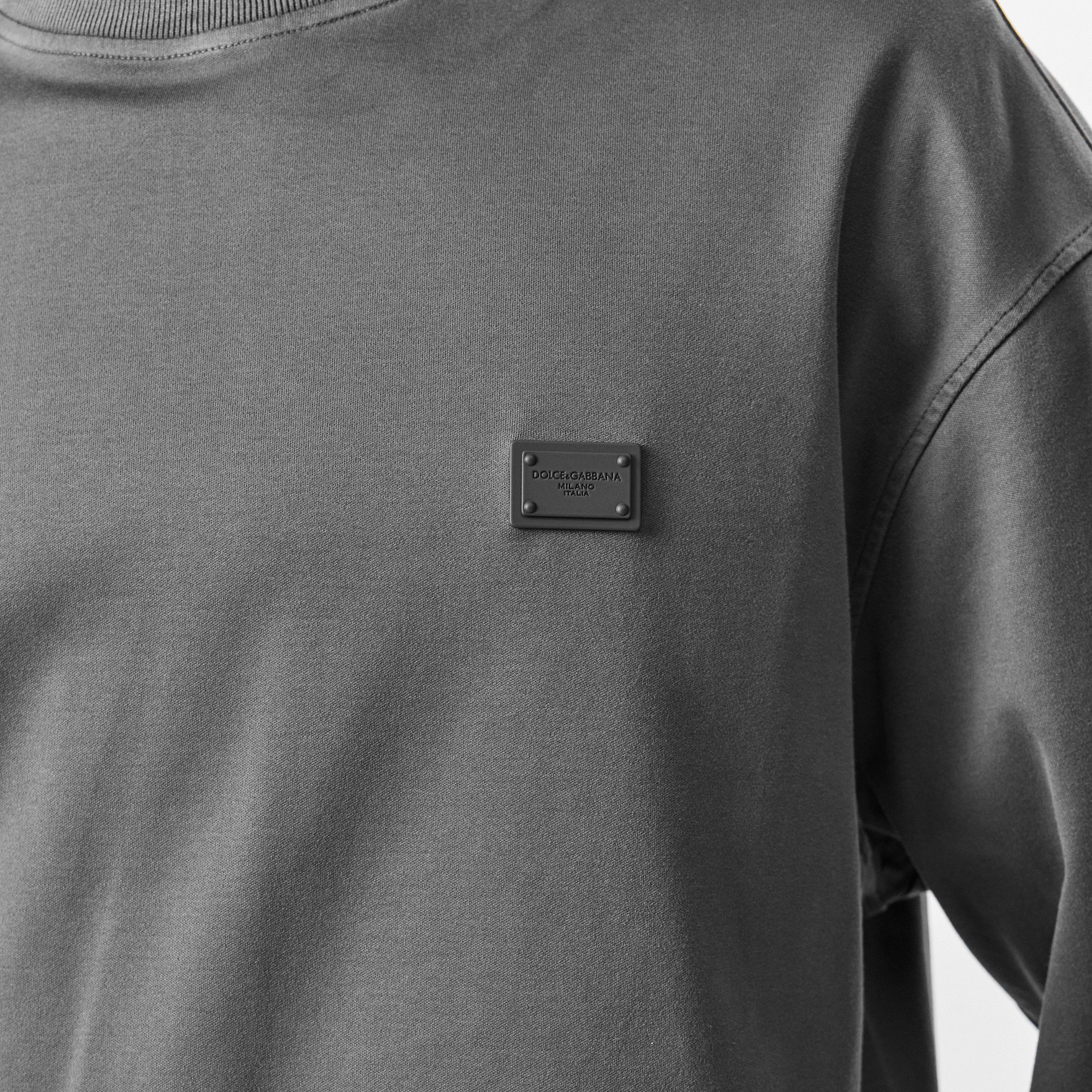 Dark Grey - Dolce and Gabbana - Crew Neck Jumper - 5