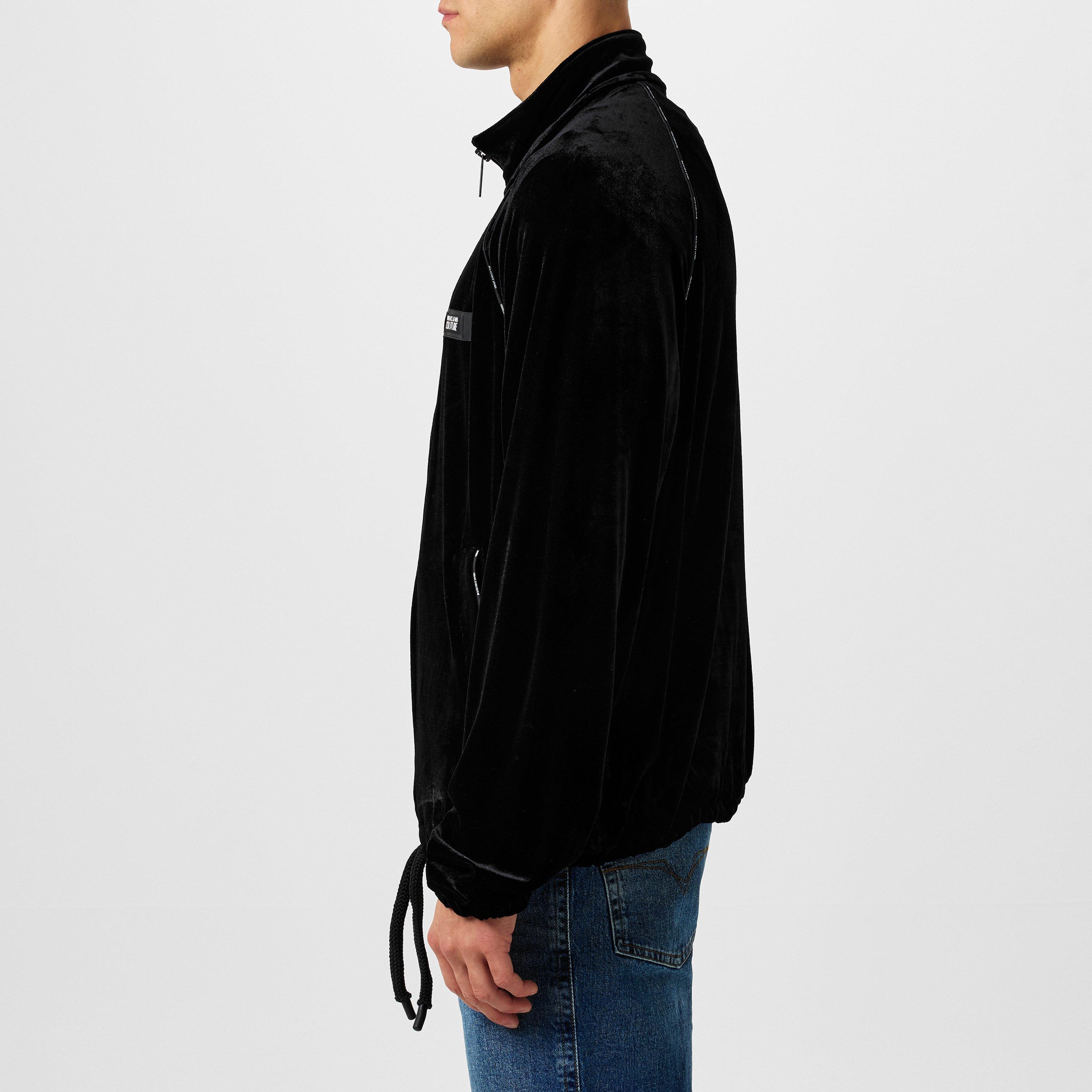 Black - Versace Jeans Couture - Zip-Up Sweater - 5