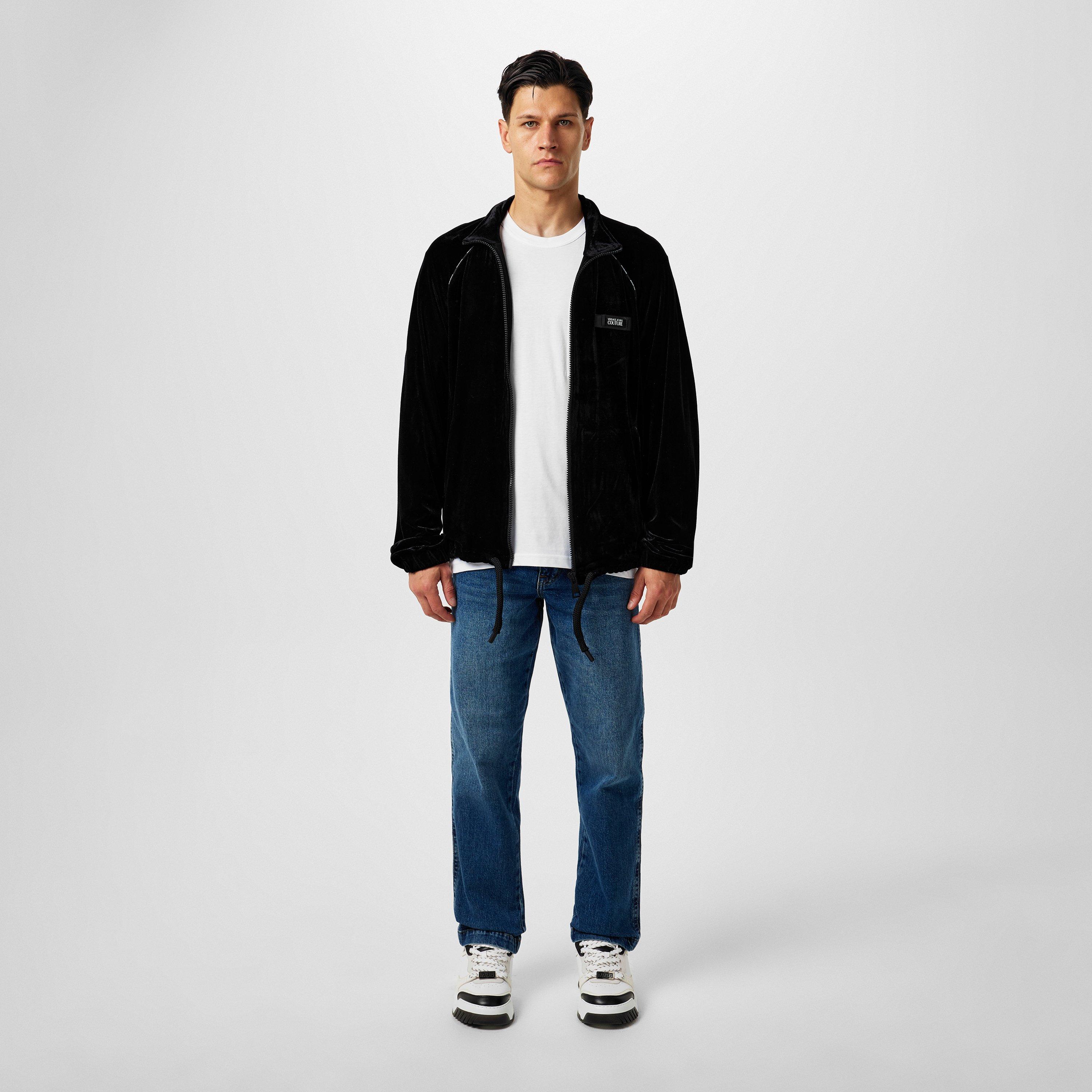 Black - Versace Jeans Couture - Zip-Up Sweater - 6