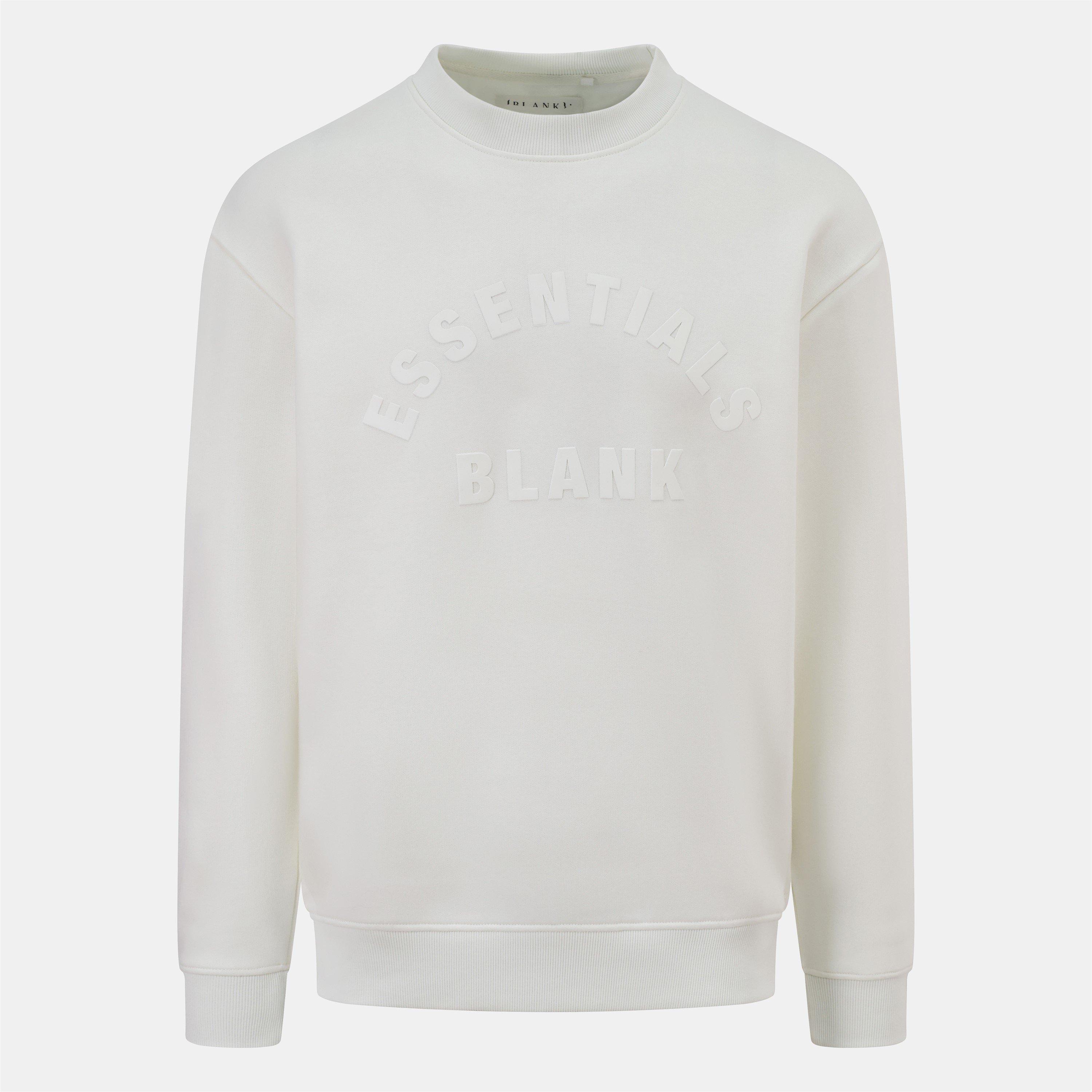 Blank Essentials Men's Arch Sweatshirt - Off -White - 2X Large