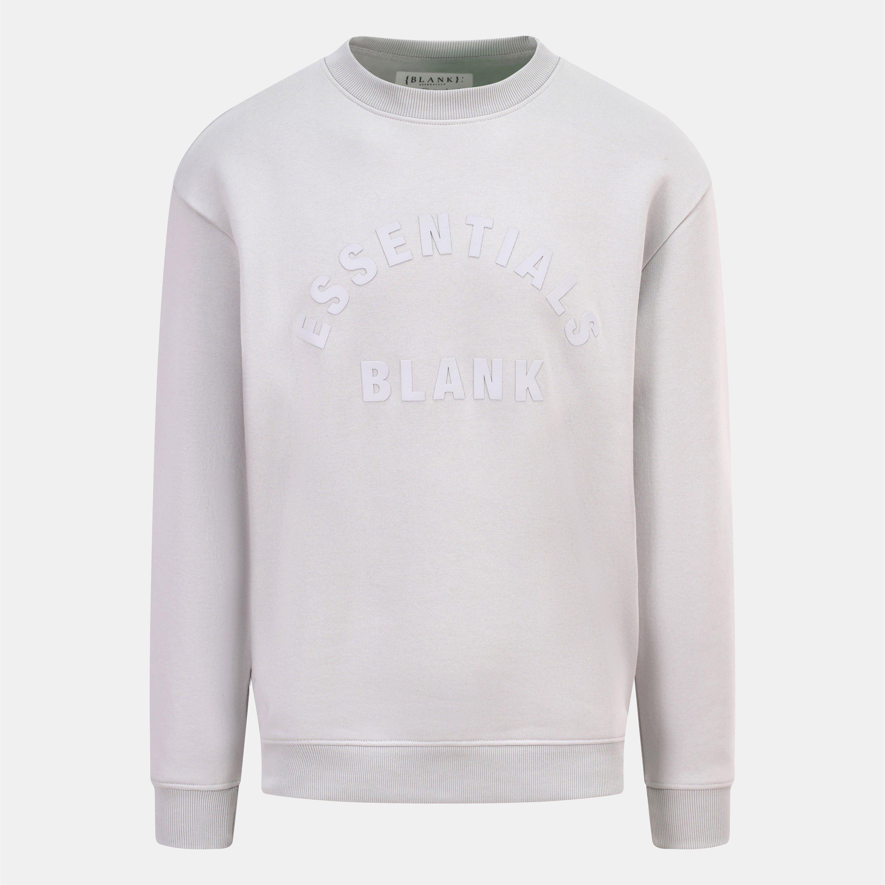 Blank Essentials Men's Arch Sweatshirt - Flat Grey - X Large