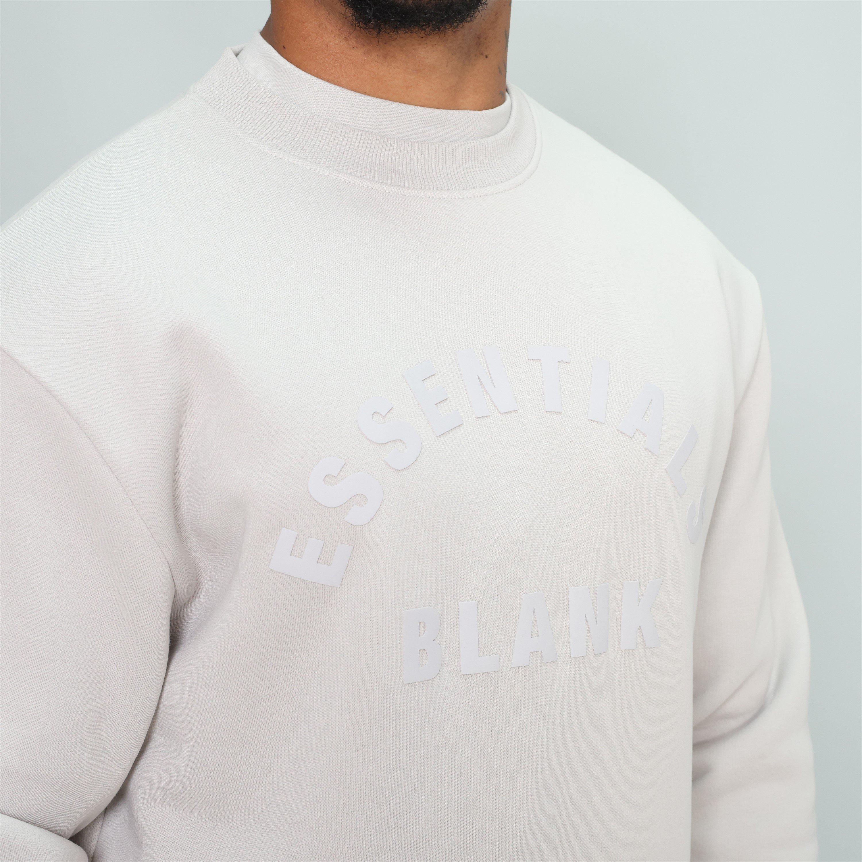 Flaches Grau - Blank Essentials - Arch Sweatshirt - 5
