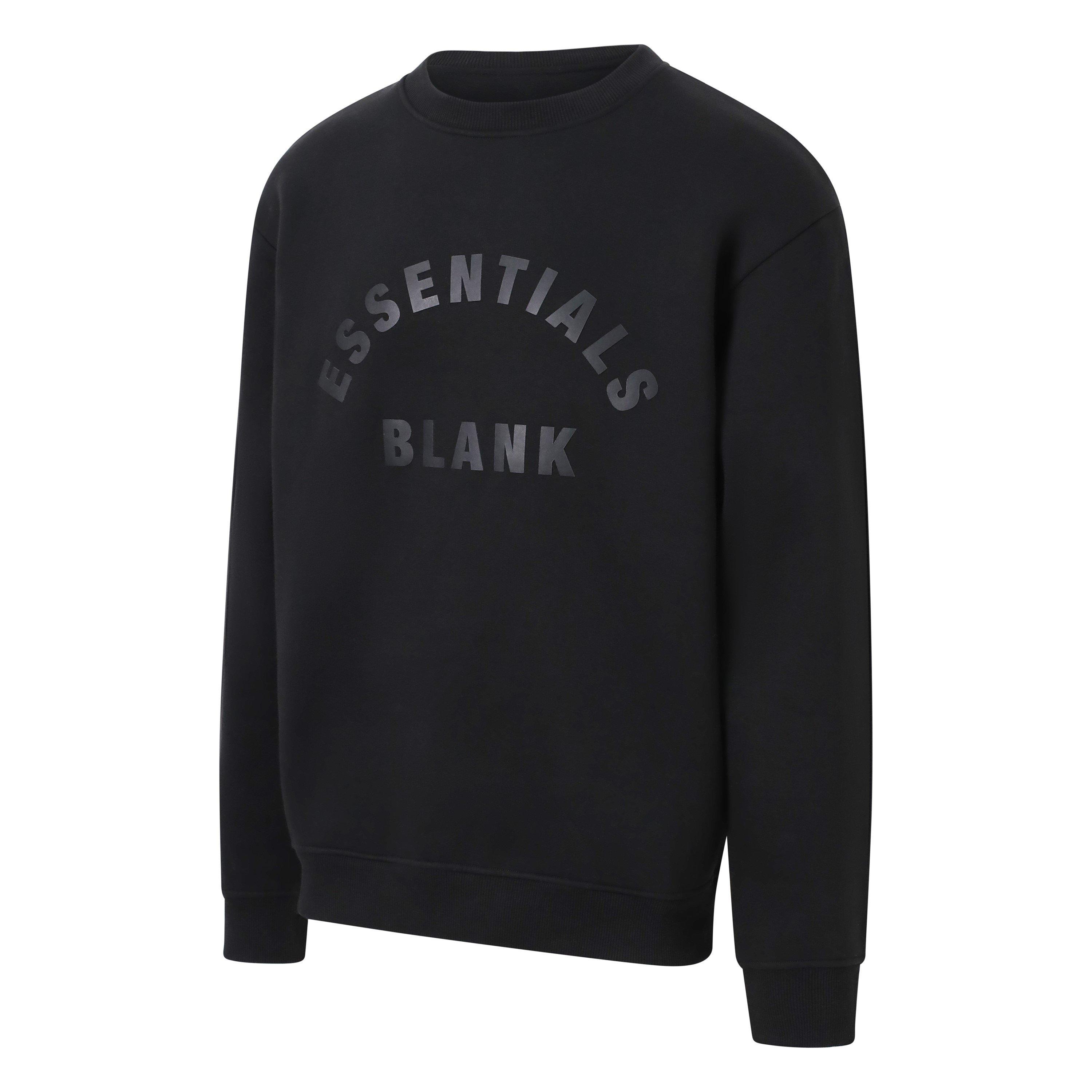 Black - Blank Essentials - Essentials Arch Sweatshirt - 6